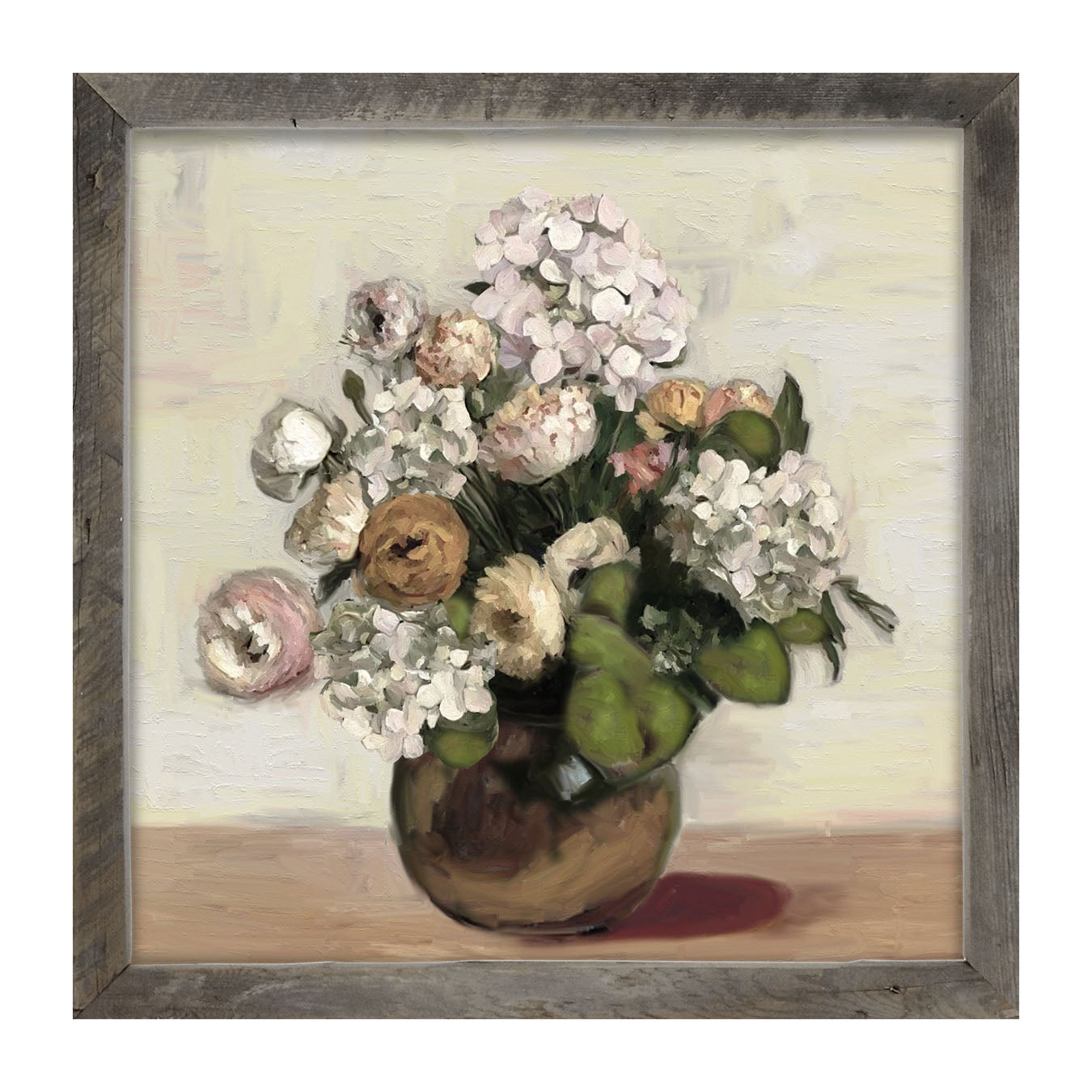 Hydrangea Arrangement - Framed art