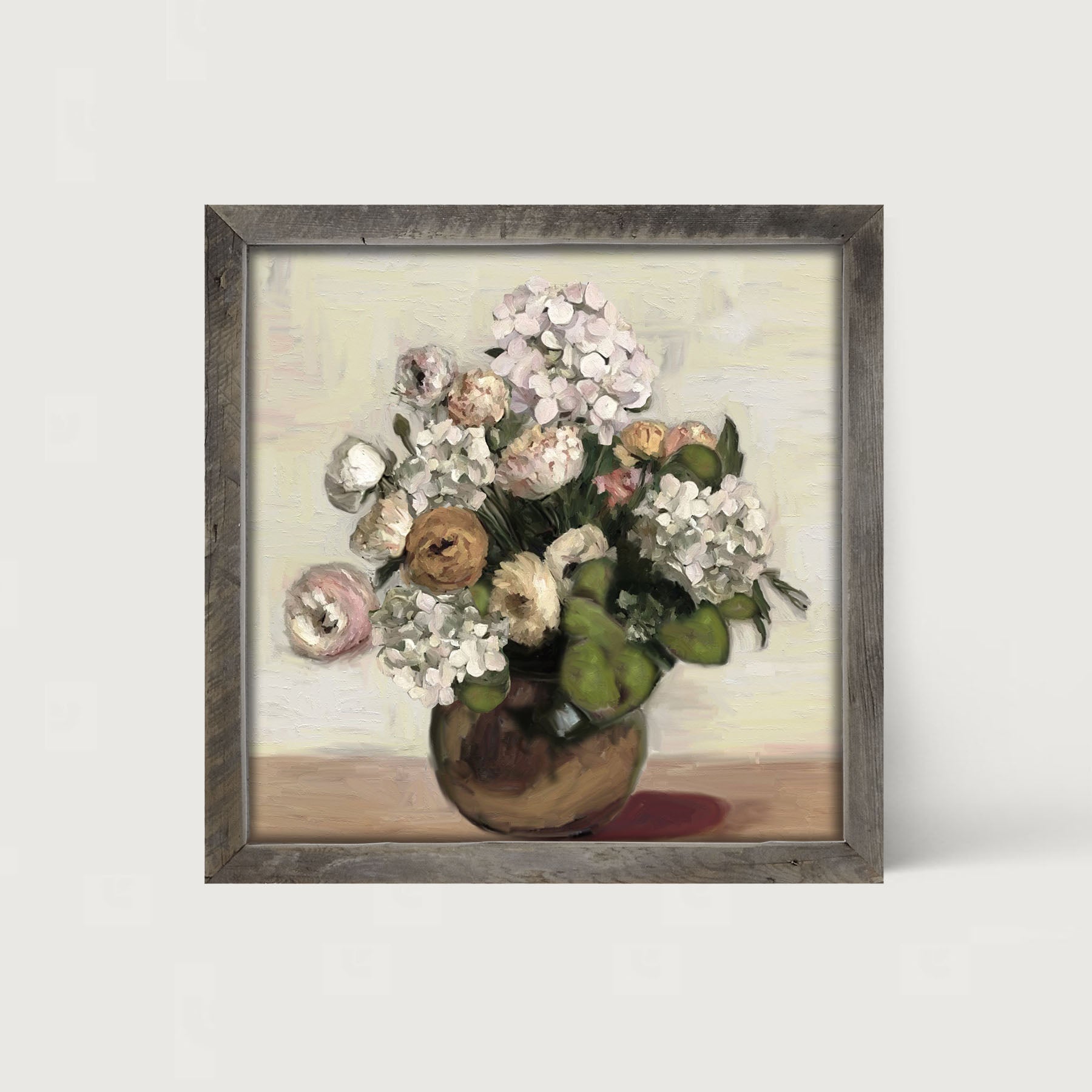 Hydrangea Arrangement - Framed art