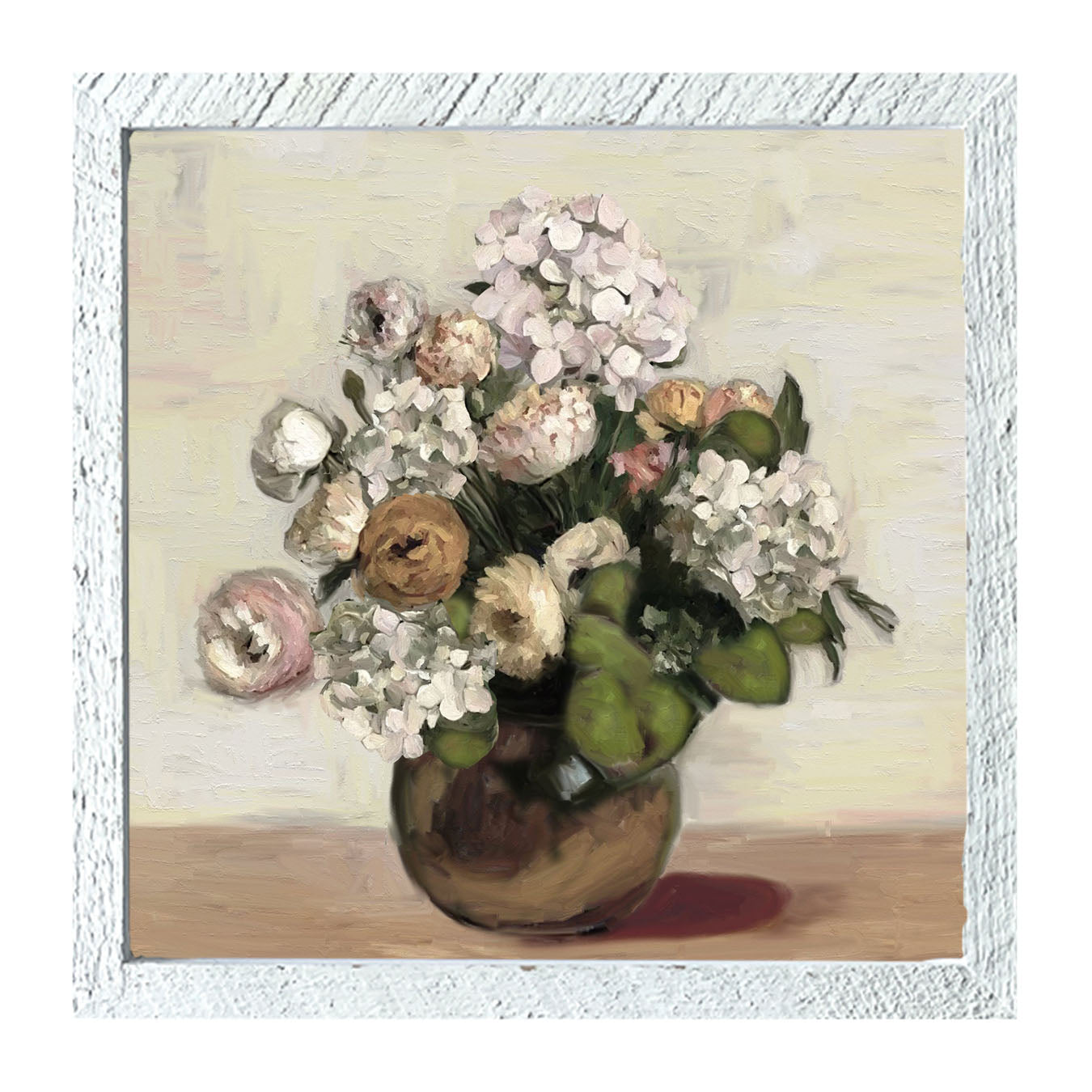Hydrangea Arrangement - Framed art