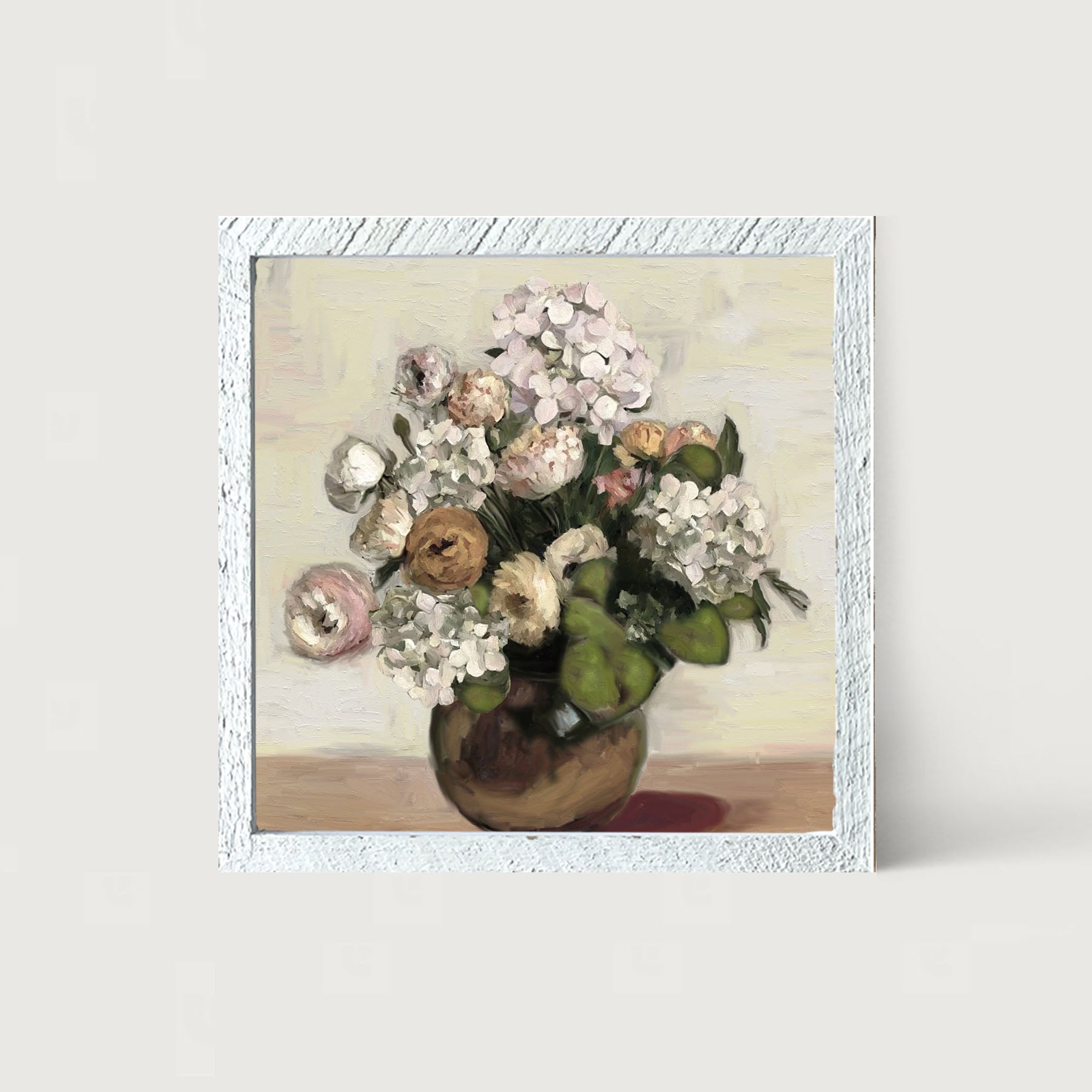 Hydrangea Arrangement - Framed art
