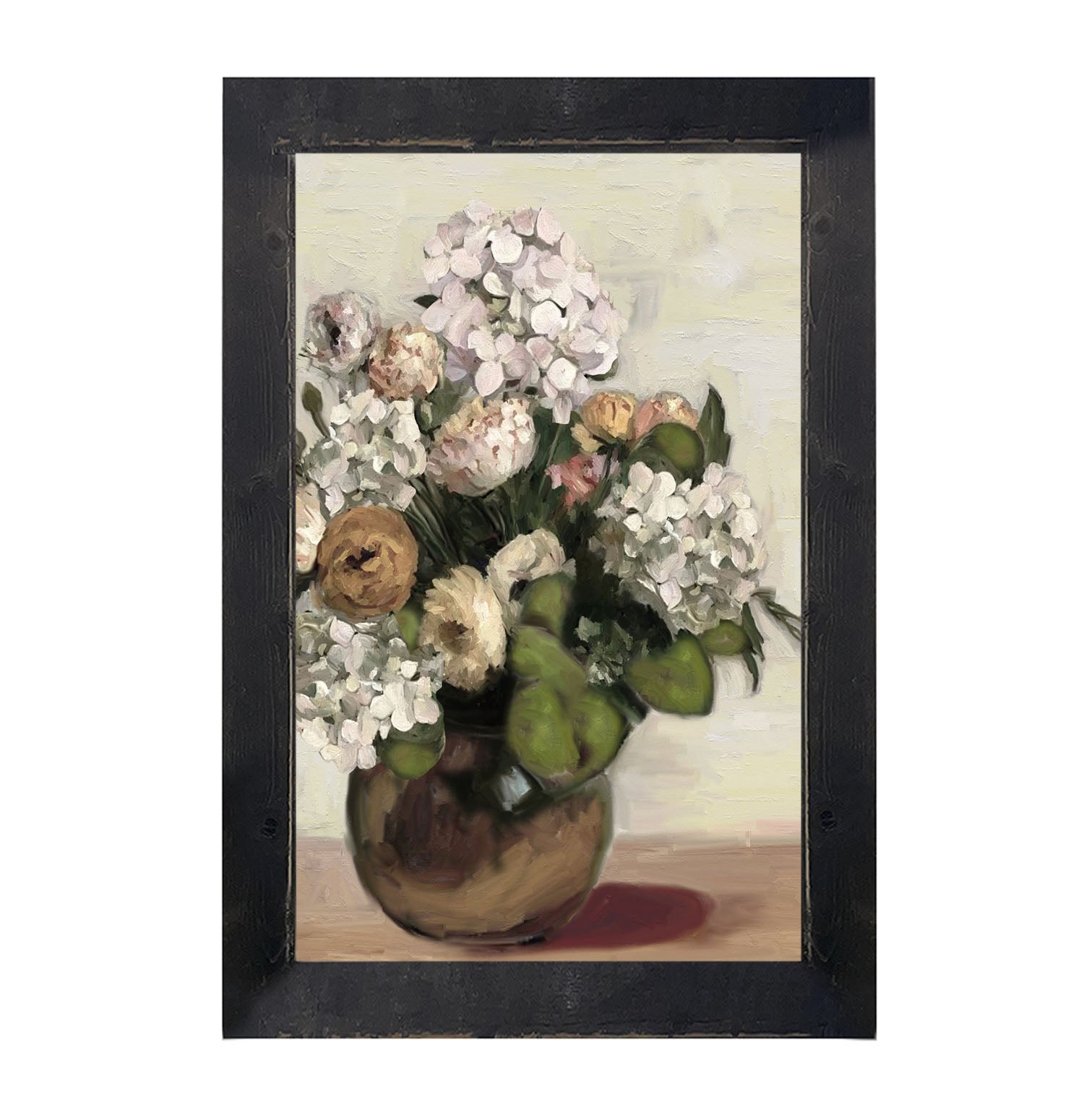 Hydrangea Arrangement - Framed art
