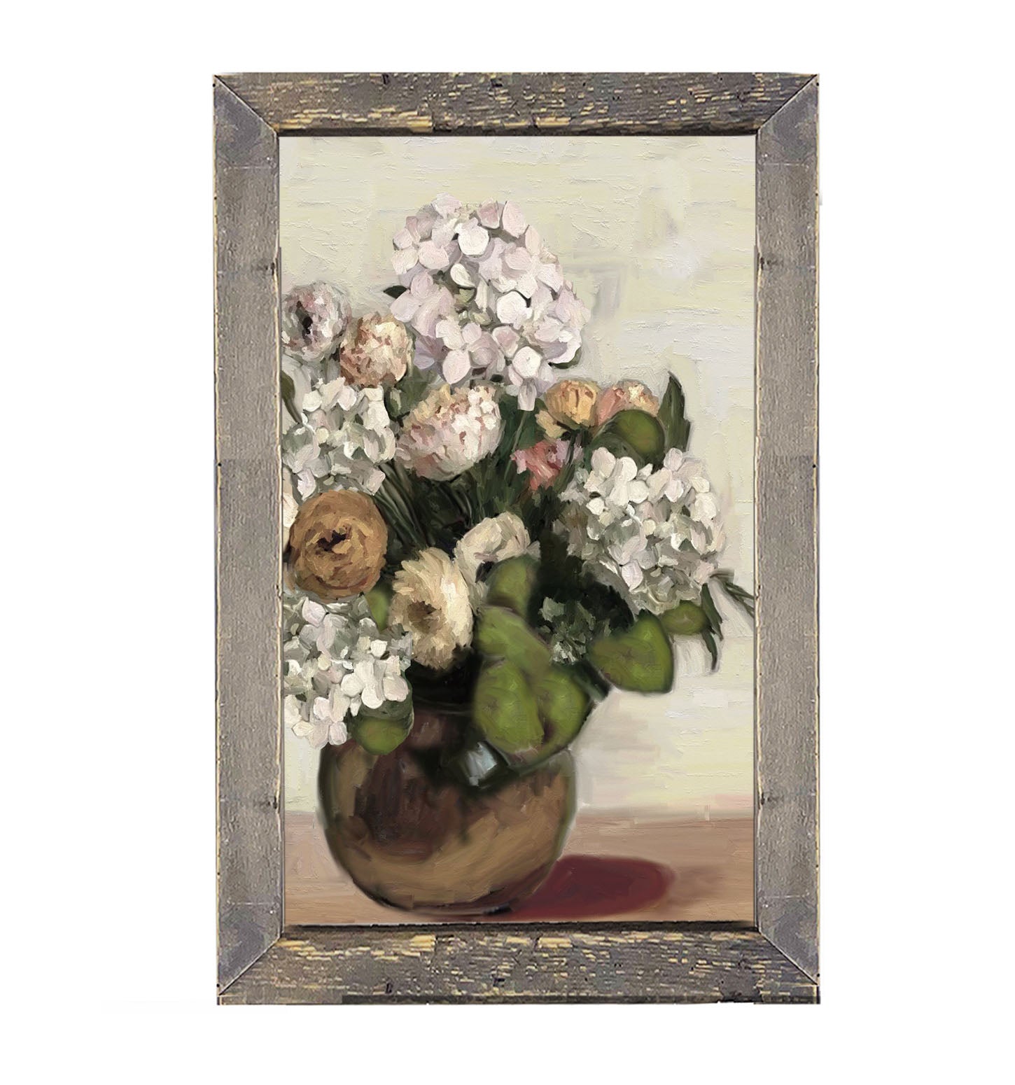 Hydrangea Arrangement - Framed art
