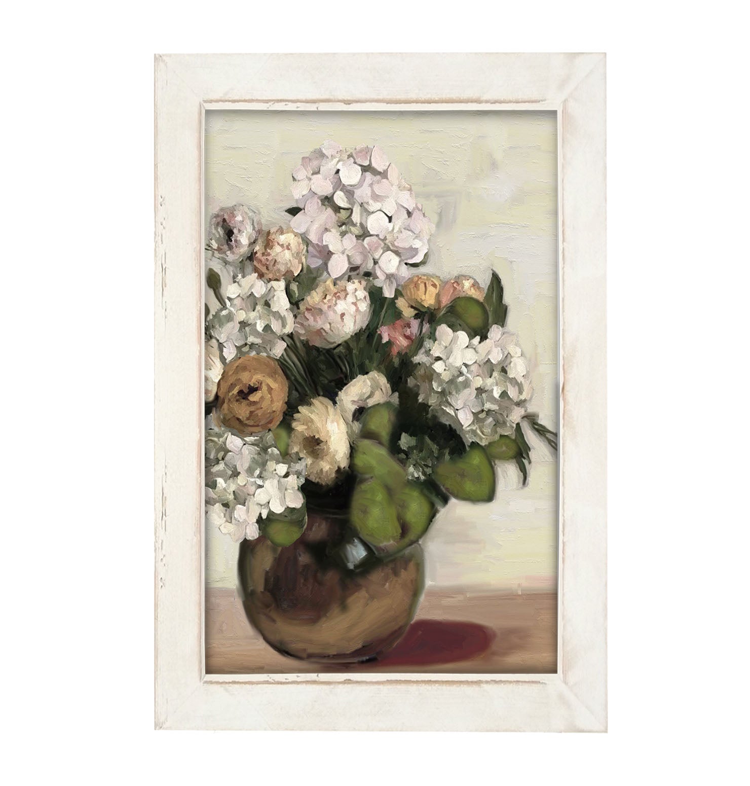 Hydrangea Arrangement - Framed art