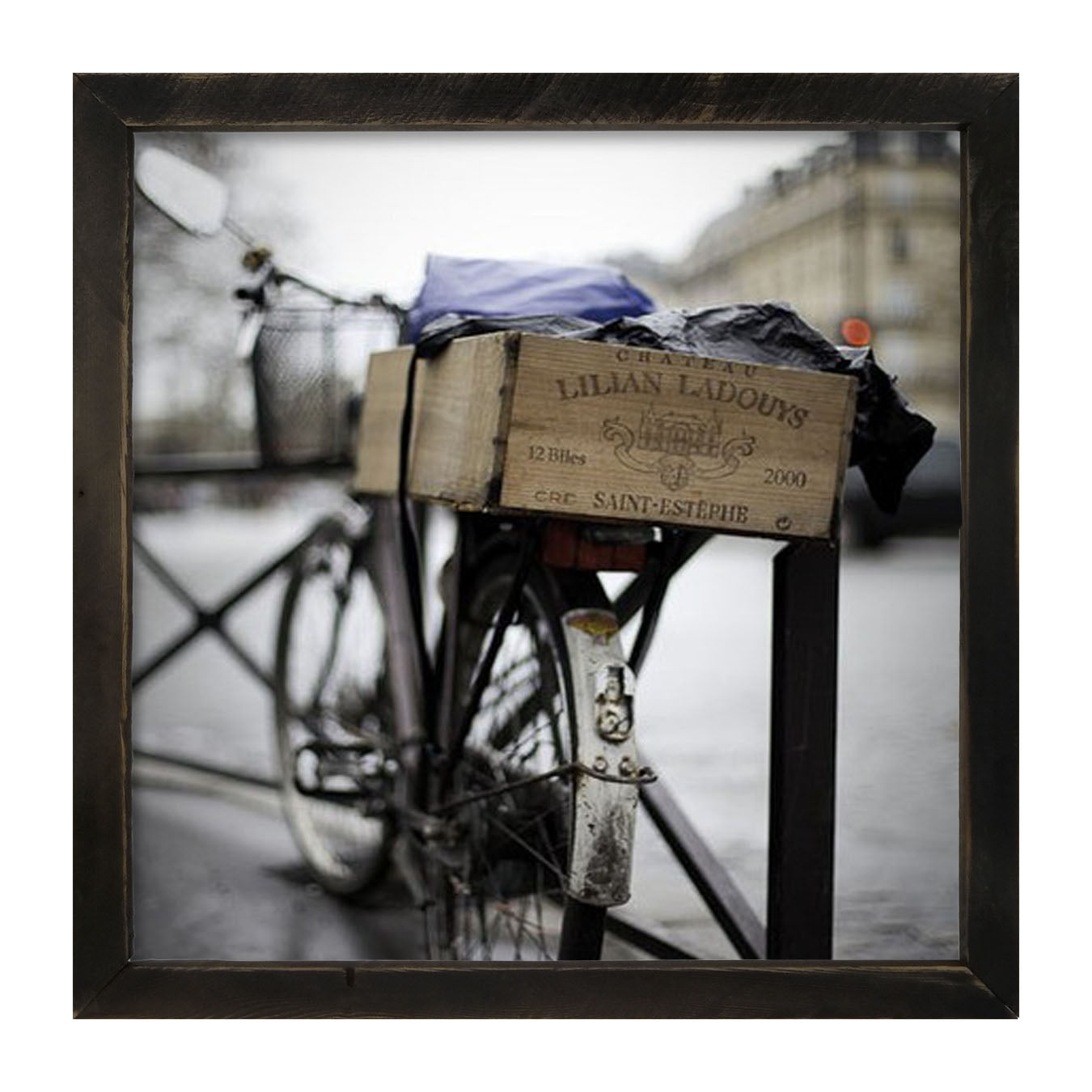 French Bicycle - Framed art