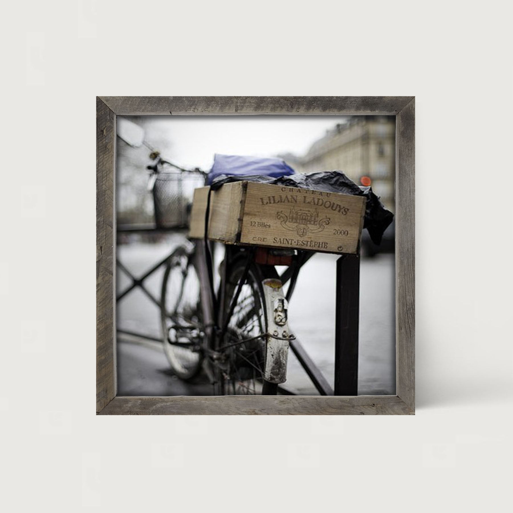 French Bicycle - Framed art