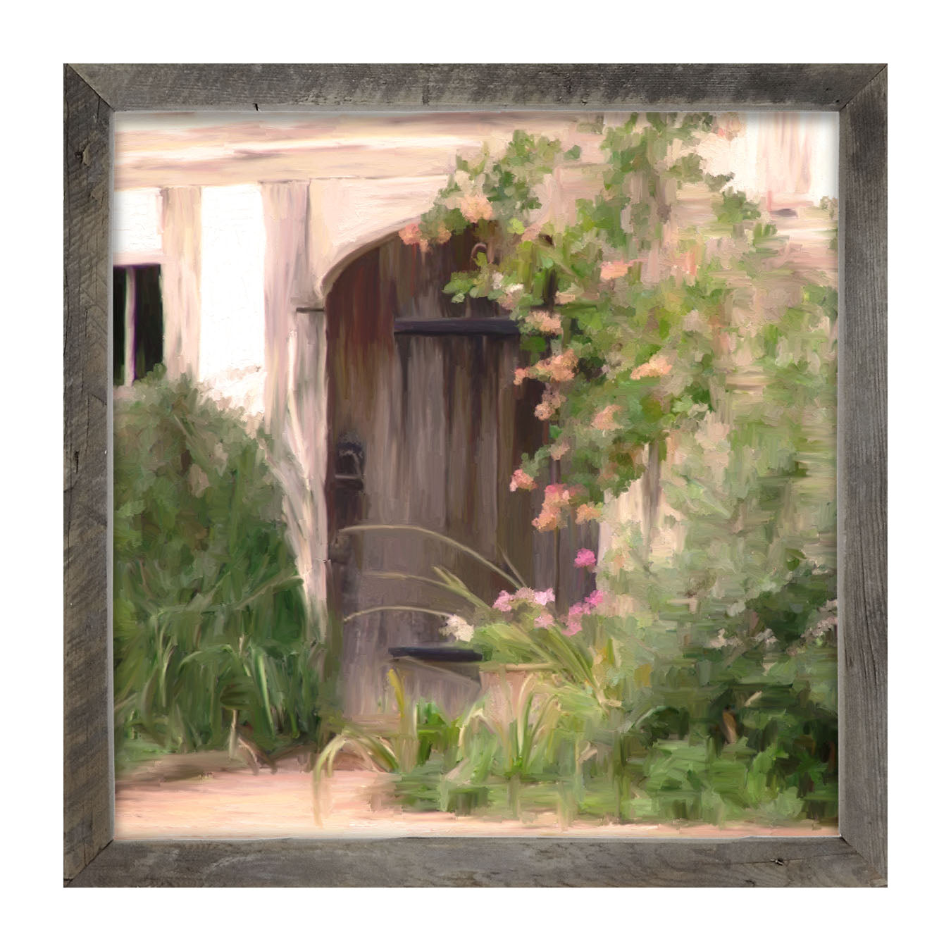 Cottage Door - Framed art
