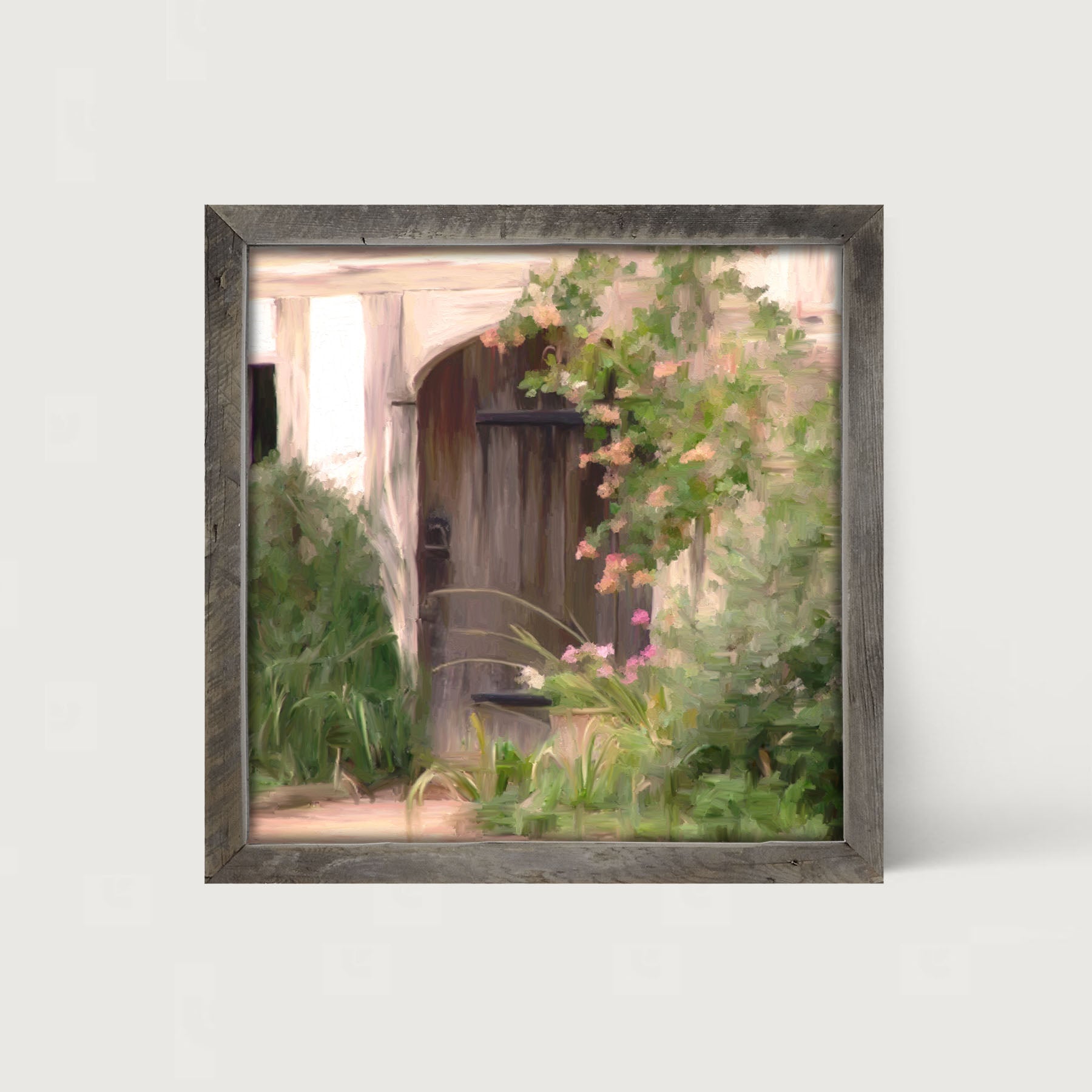 Cottage Door - Framed art