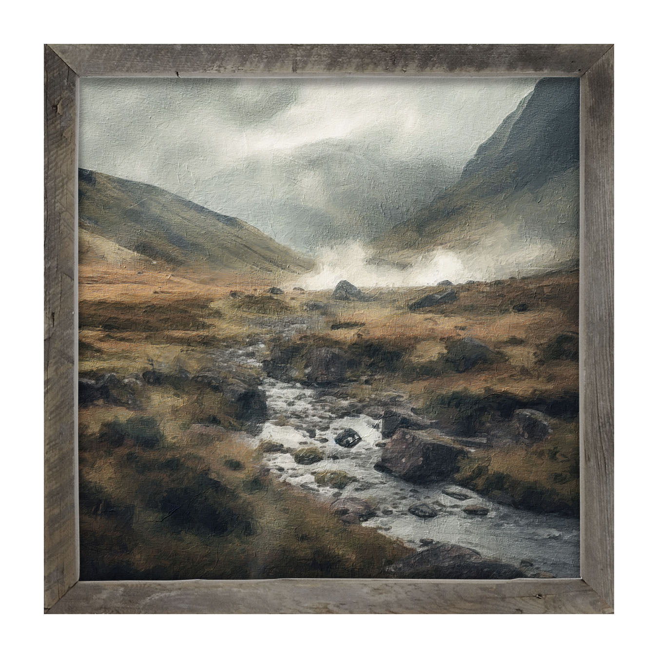 Stone Valley - Framed art