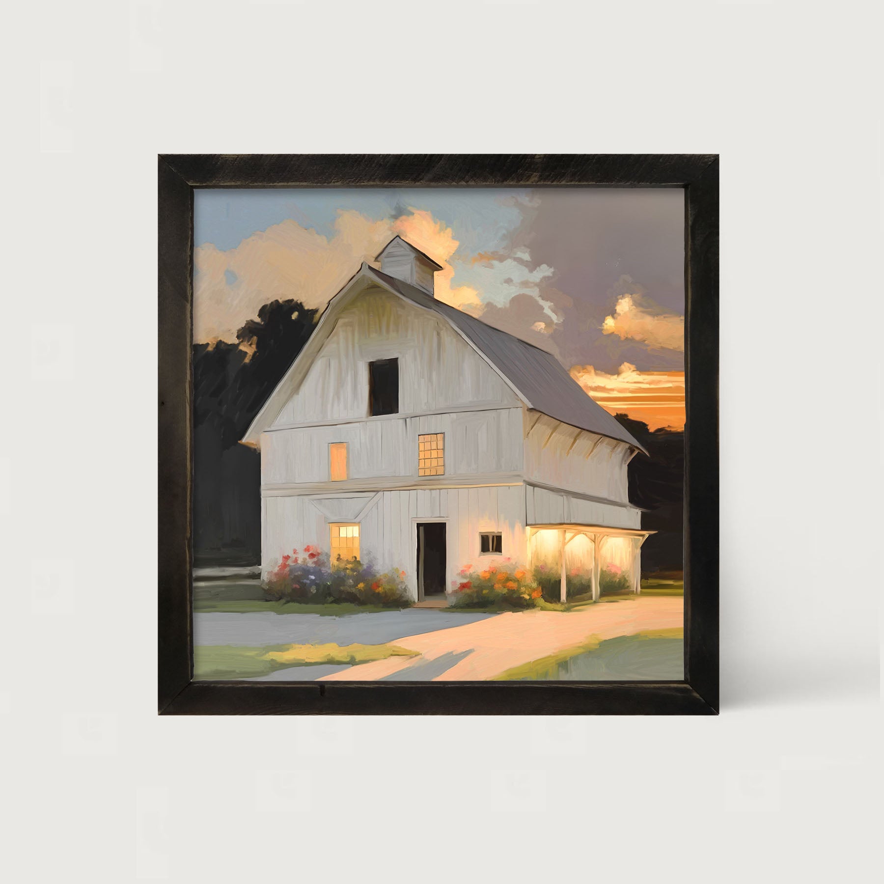 Barn at Sunset