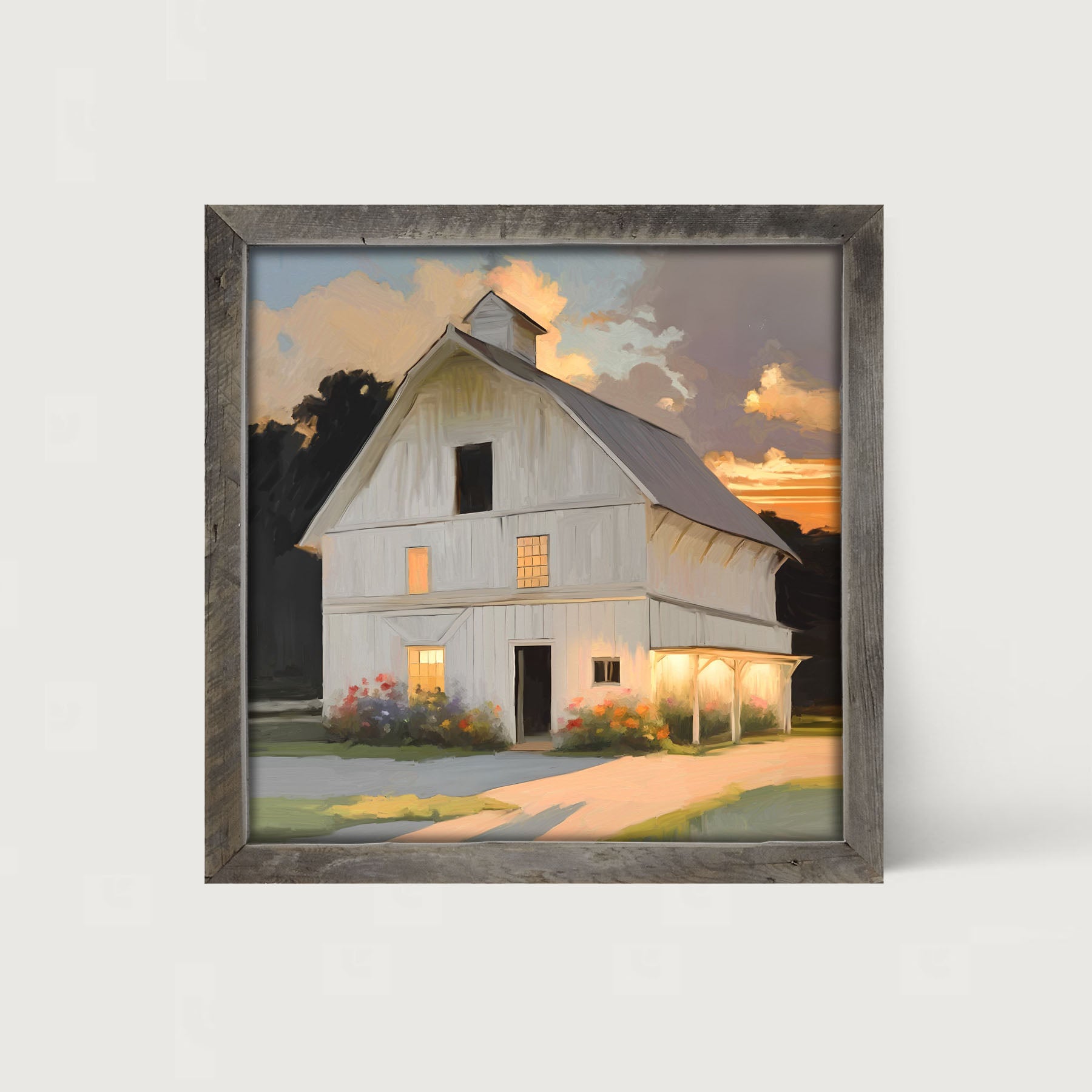 Barn at Sunset