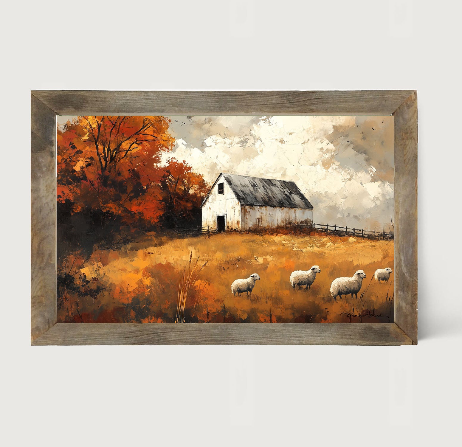 Sheep in Autumn