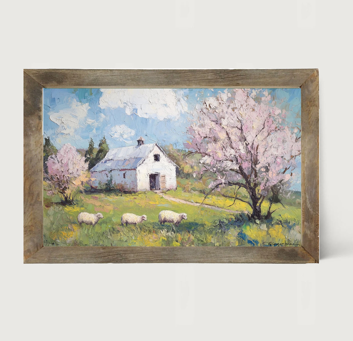 Sheep in Spring