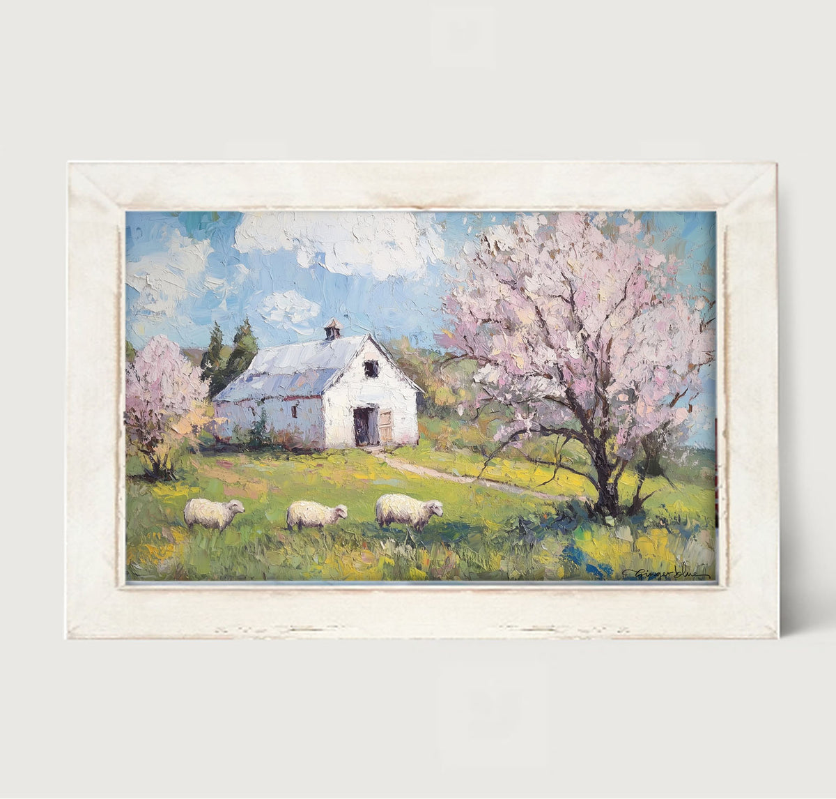 Sheep in Spring