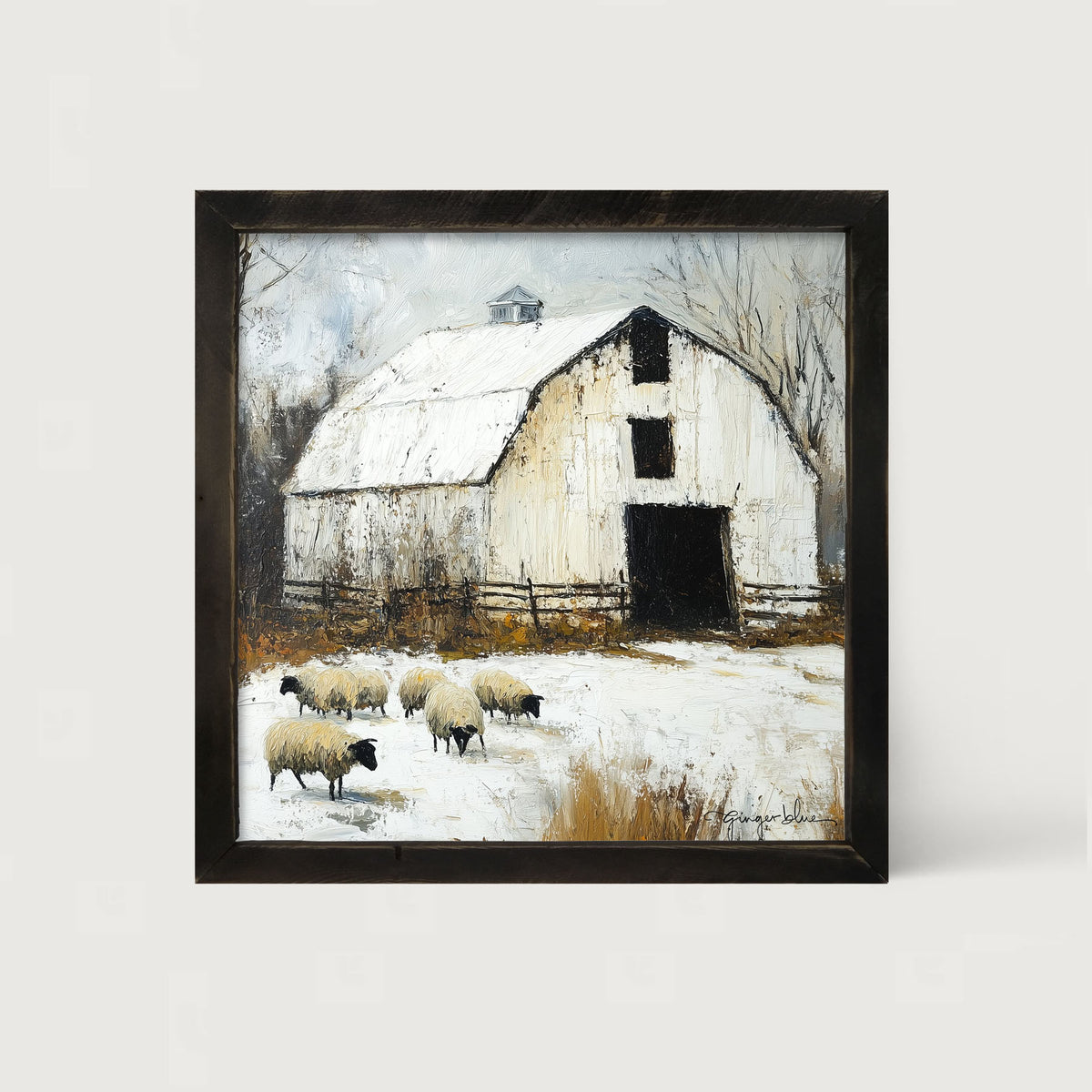 Sheep in Winter