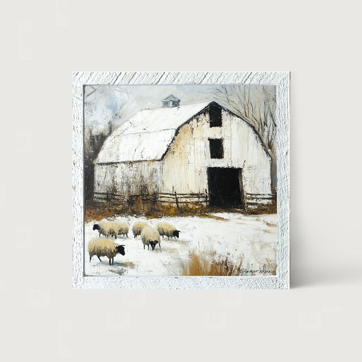 Sheep in Winter