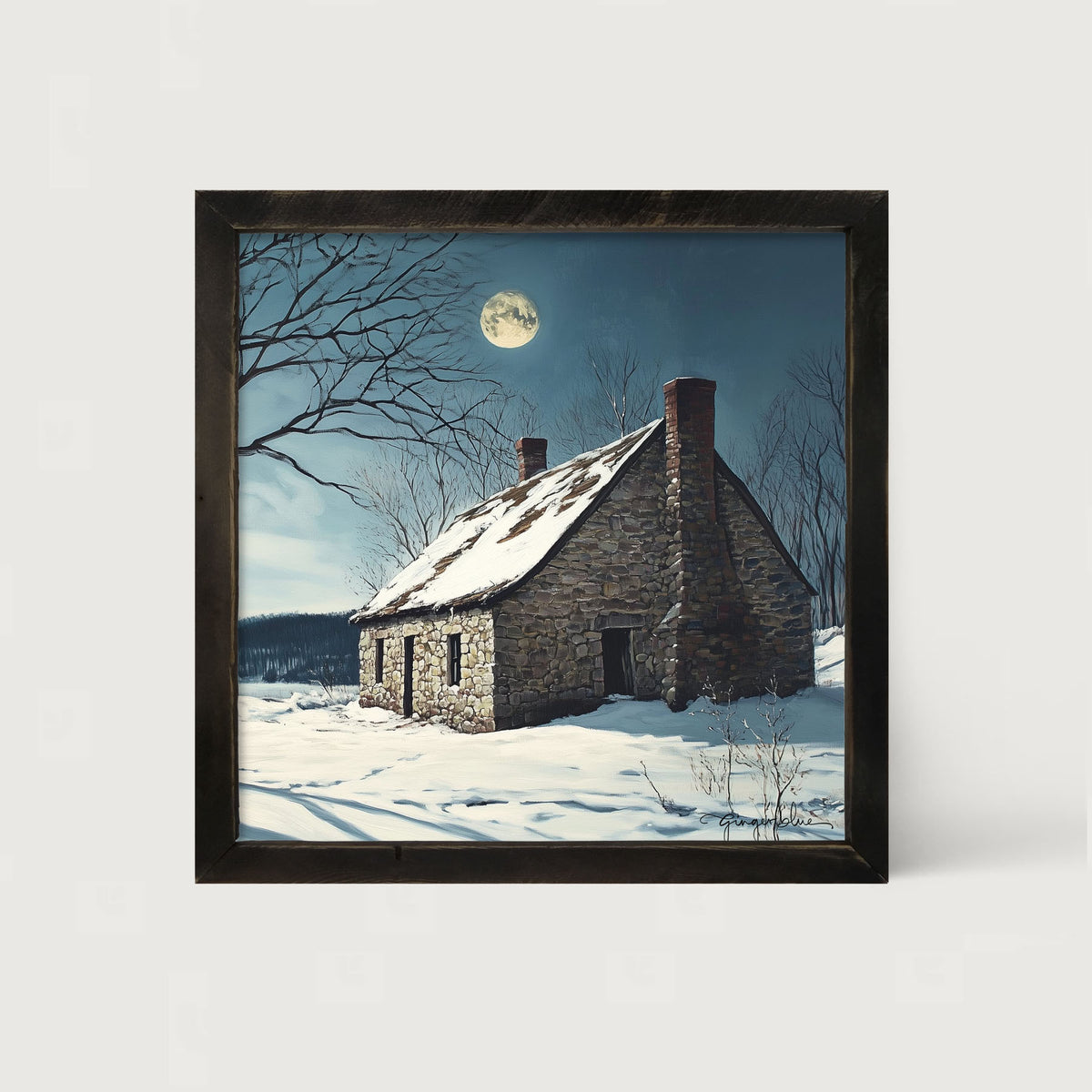 Moon-lit Country House