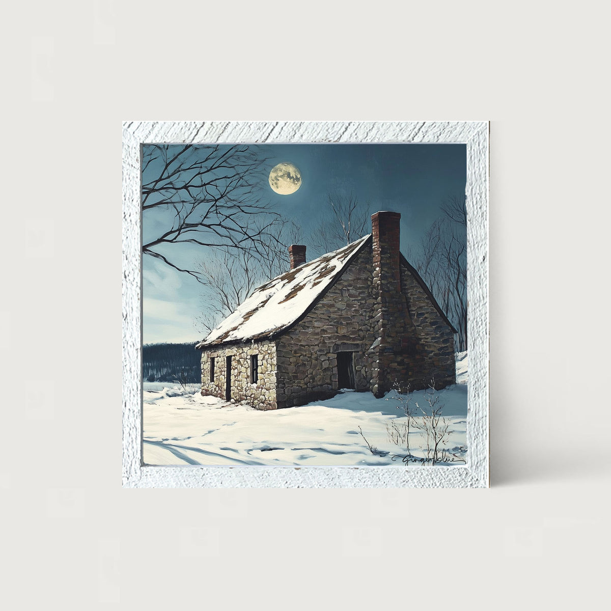 Moon-lit Country House