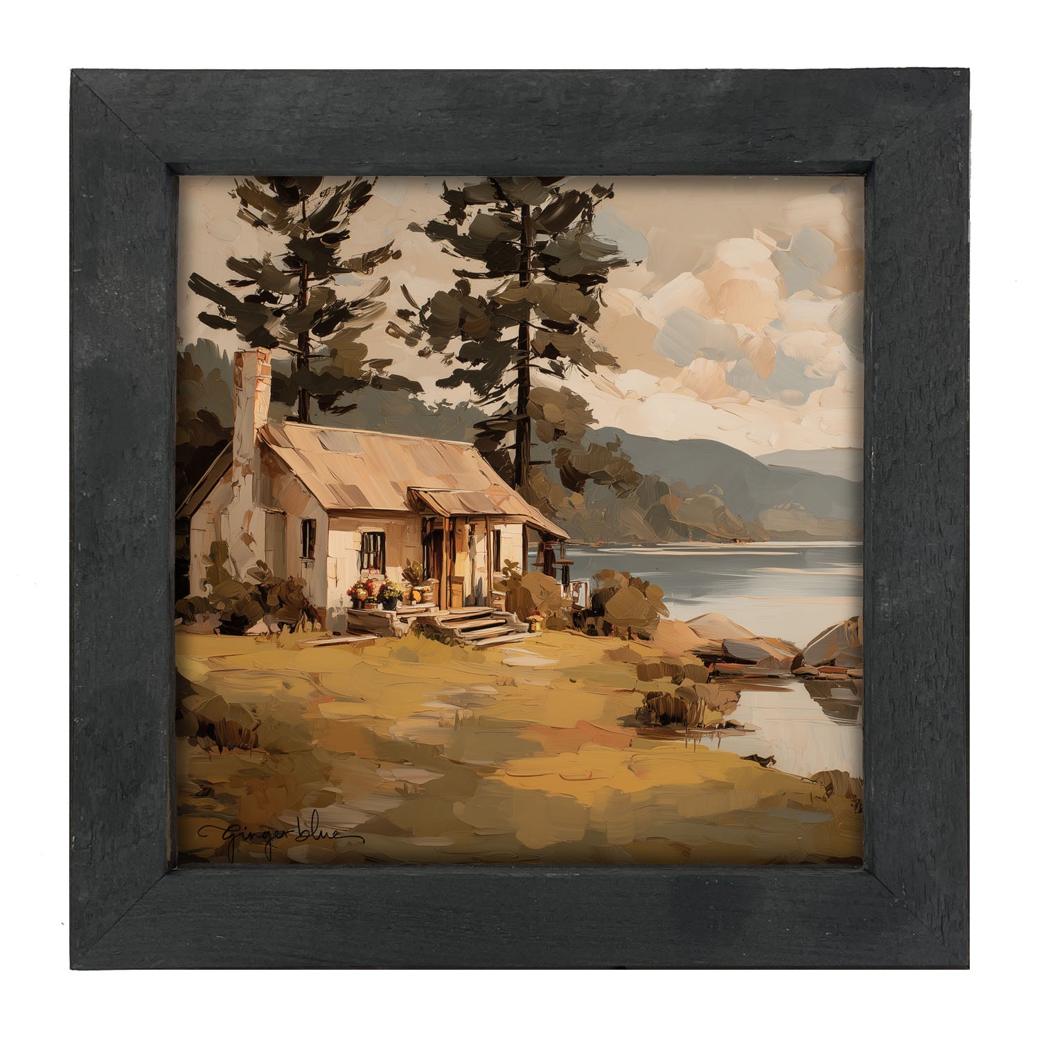 Adirondack Cabin - Framed Art
