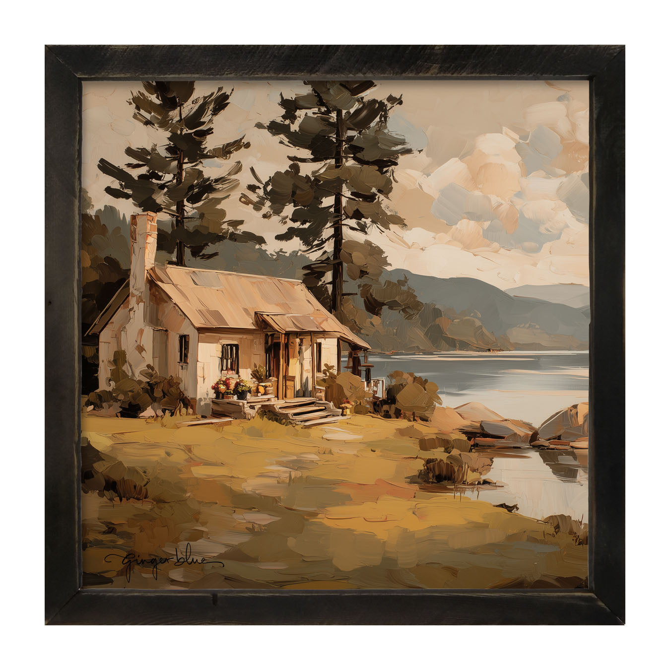 Adirondack Cabin - Framed Art