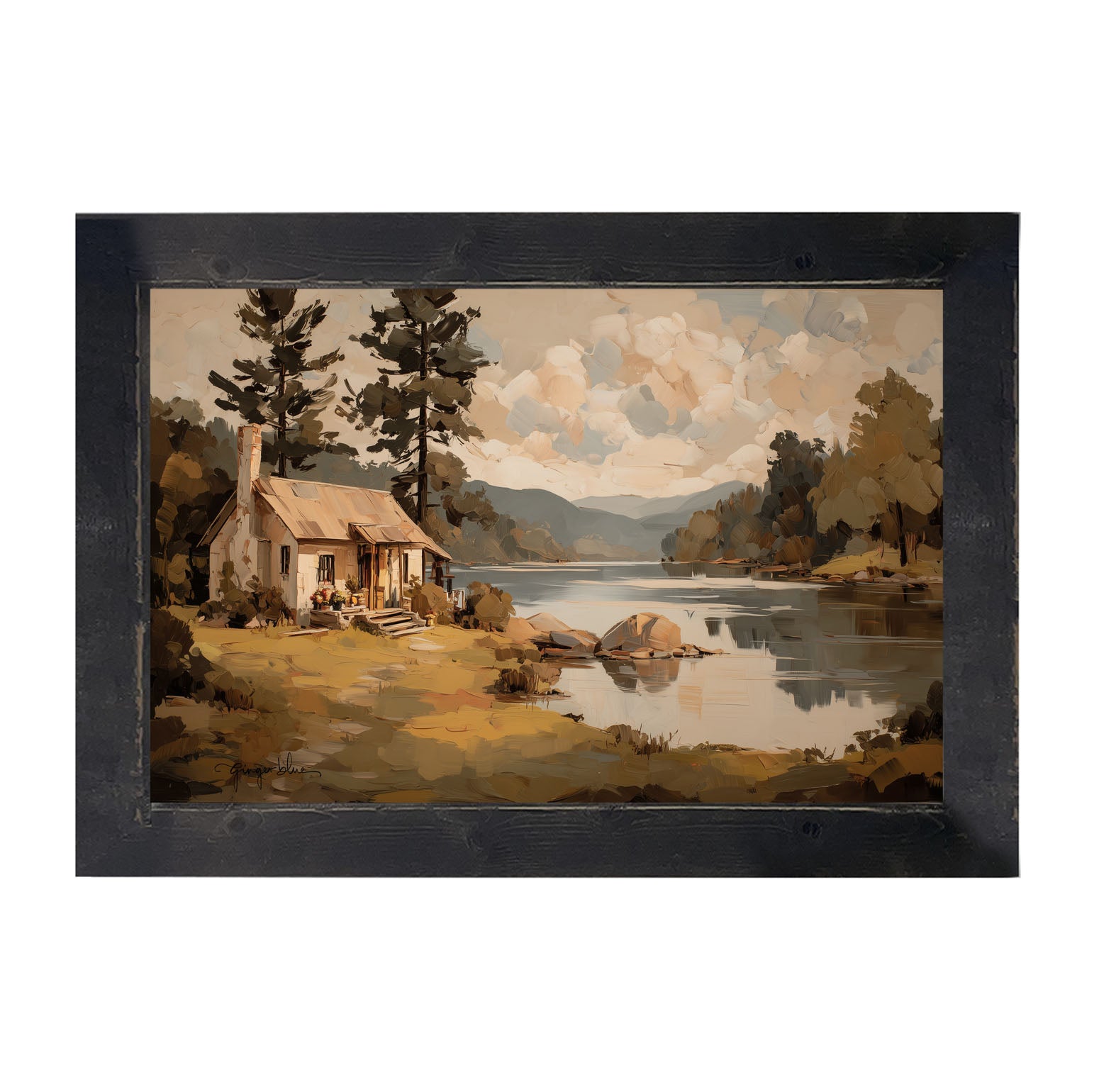 Adirondack Cabin - Framed Art