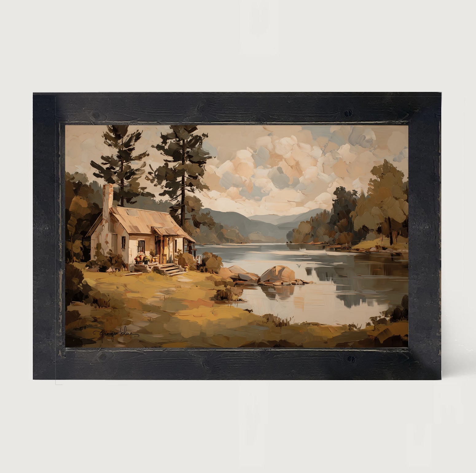 Adirondack Cabin - Framed Art