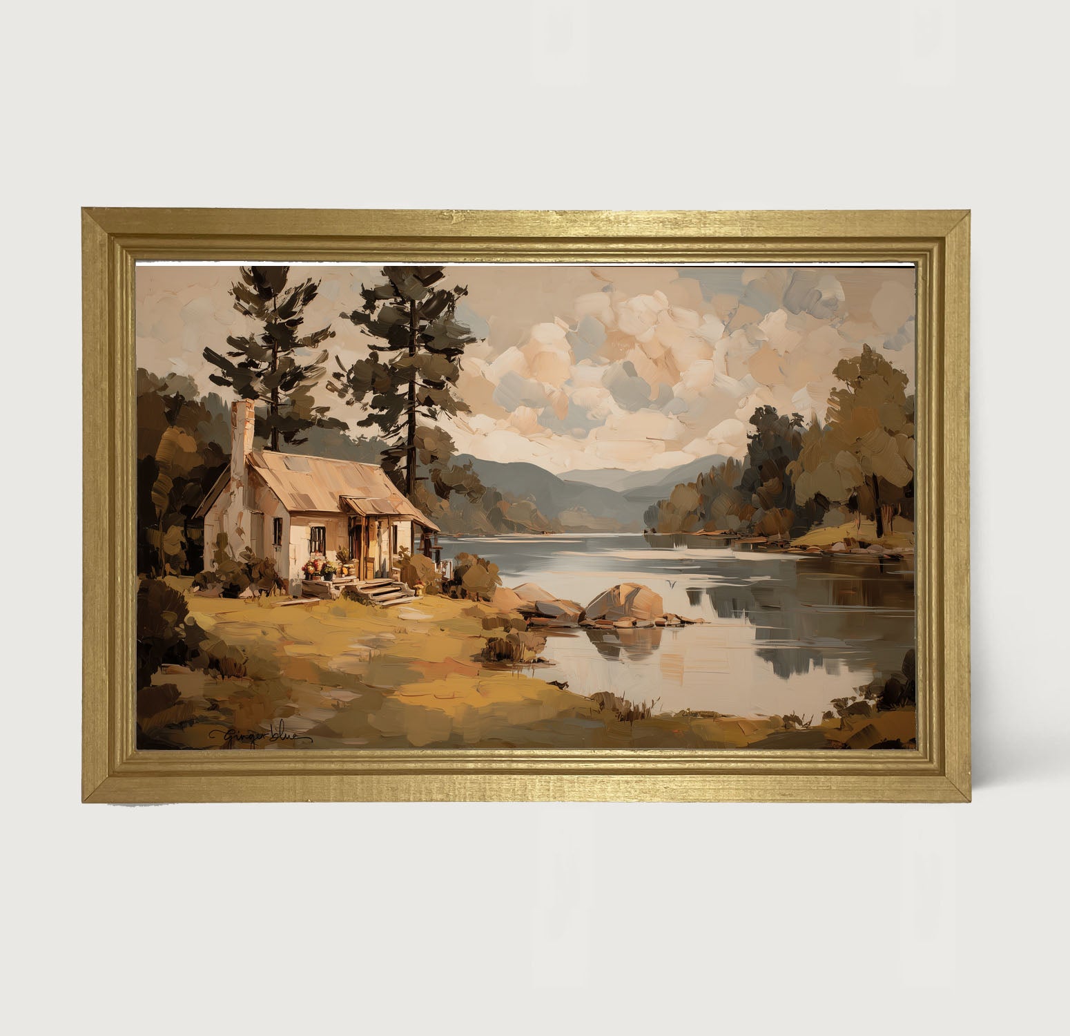 Adirondack Cabin - Framed Art