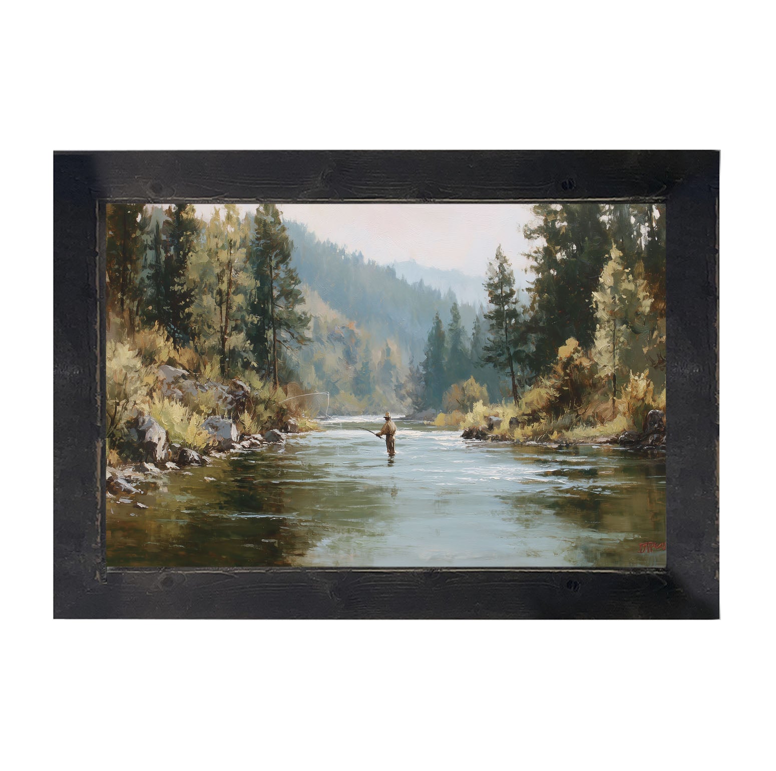 Fishing - Fly Fishing - Framed Art