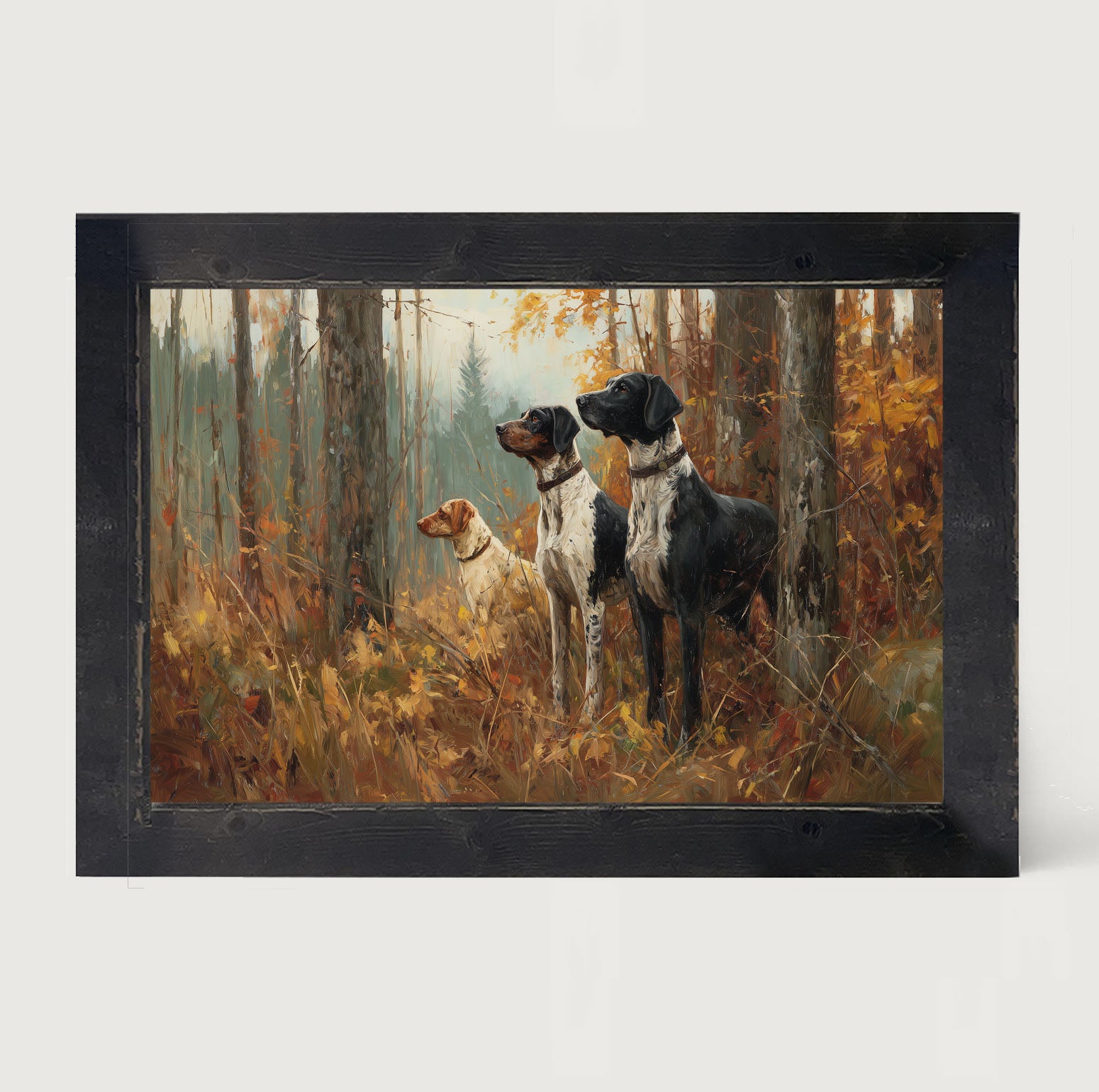 Hunting Season - Dogs in the Woods