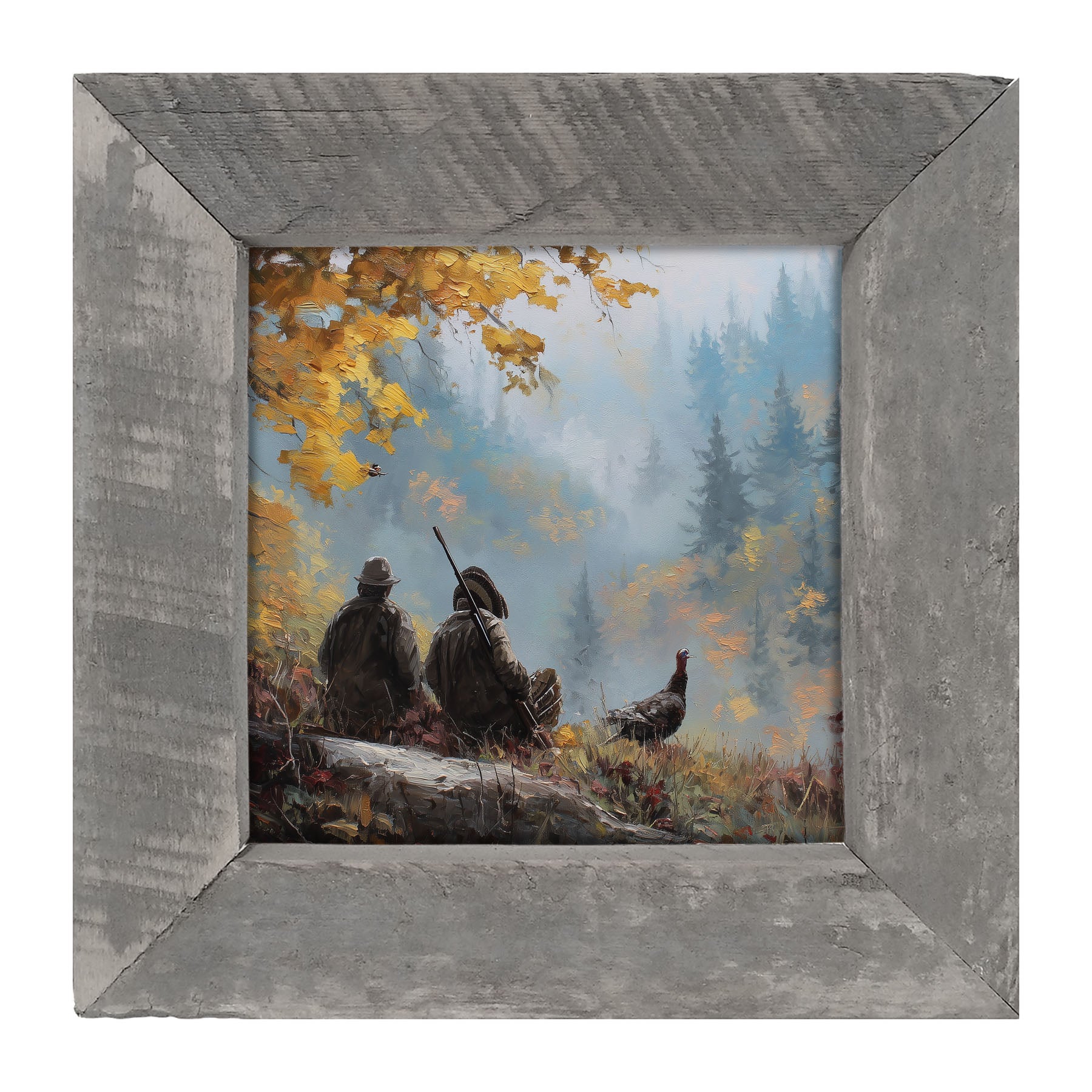 Hunting Season - Looking over the Valley - Framed Art