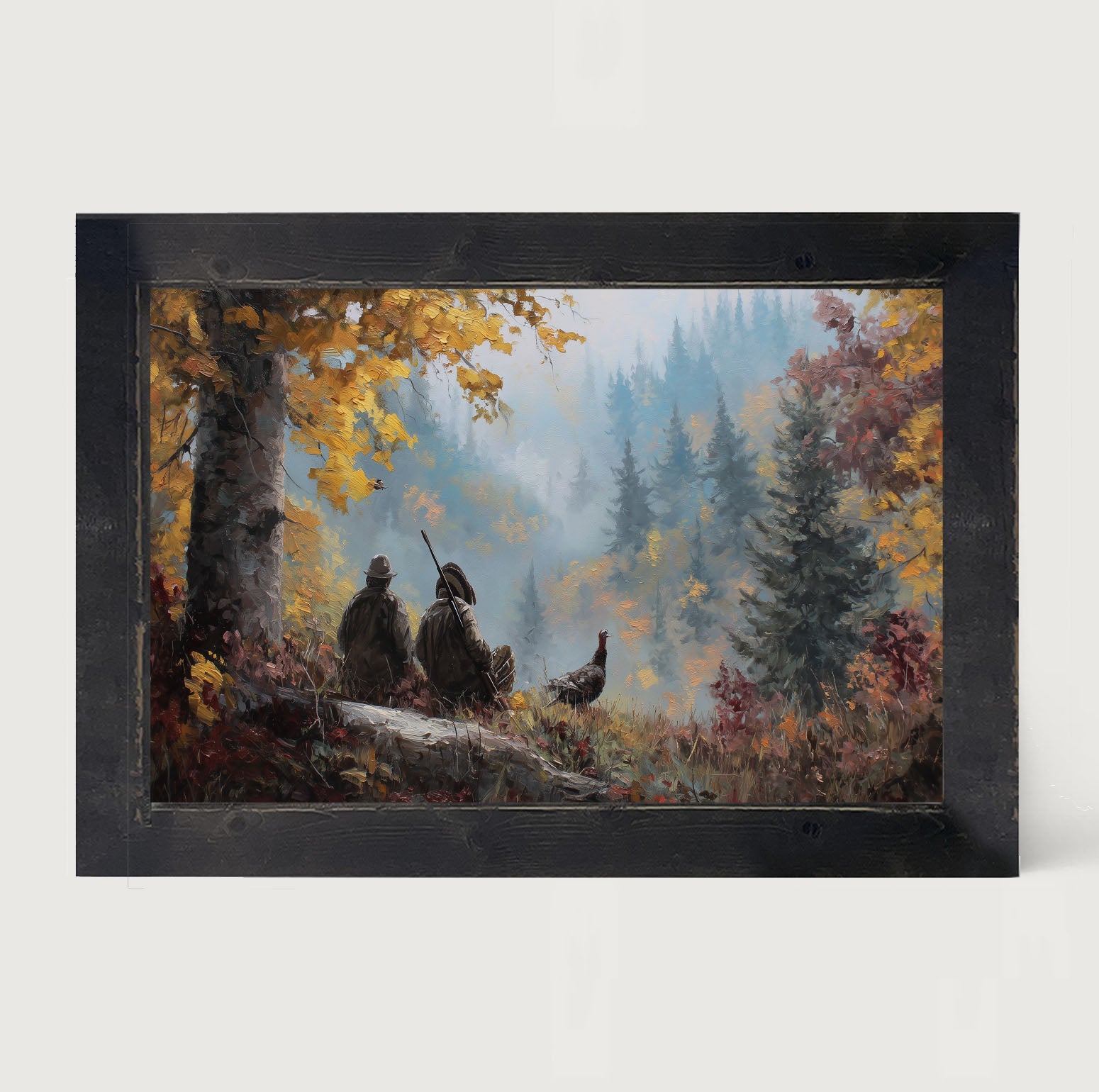 Hunting Season - Looking over the Valley - Framed Art
