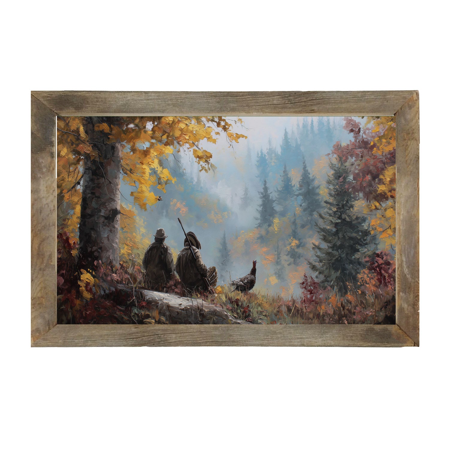 Hunting Season - Looking over the Valley - Framed Art