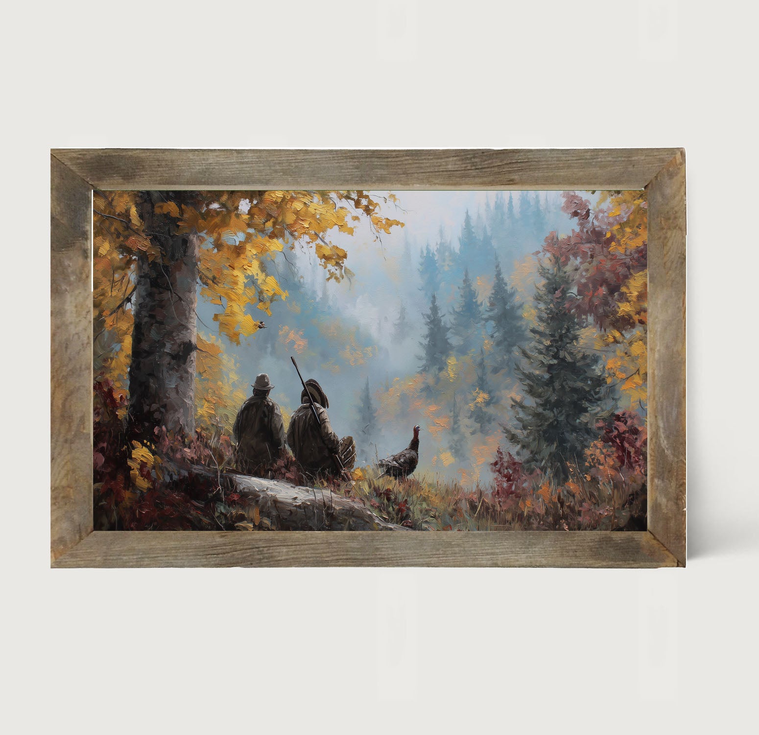 Hunting Season - Looking over the Valley - Framed Art