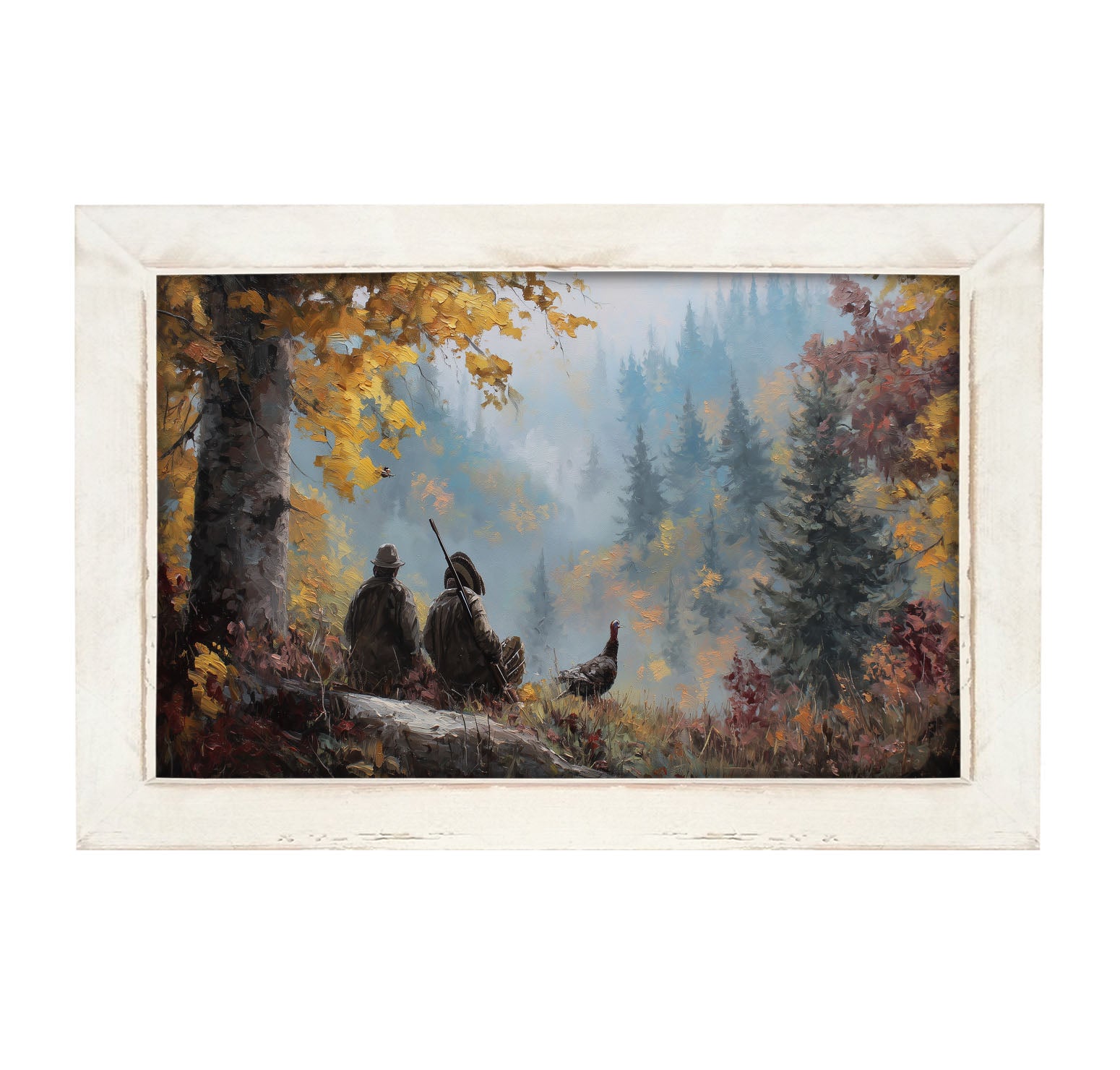 Hunting Season - Looking over the Valley - Framed Art