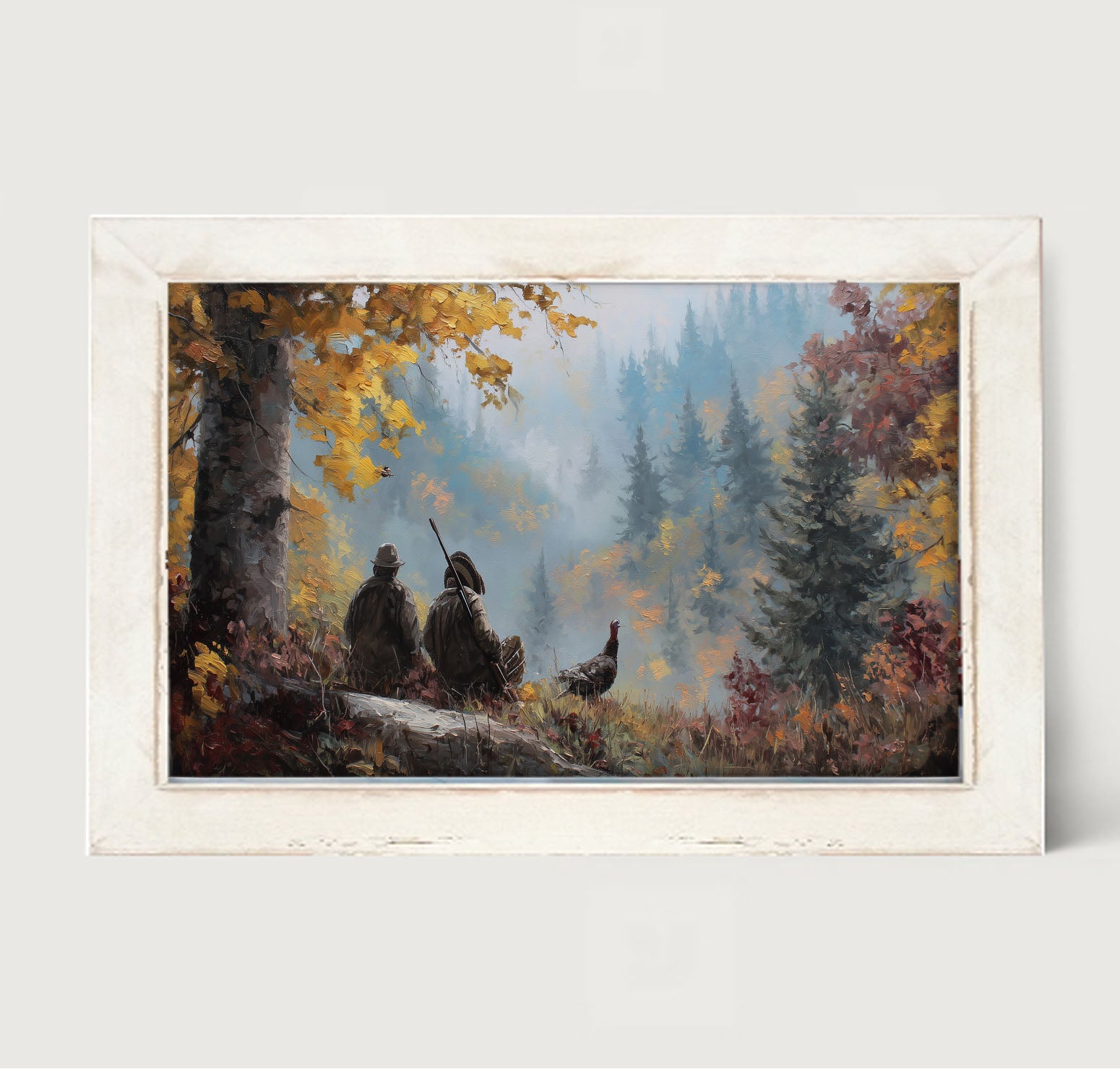 Hunting Season - Looking over the Valley - Framed Art