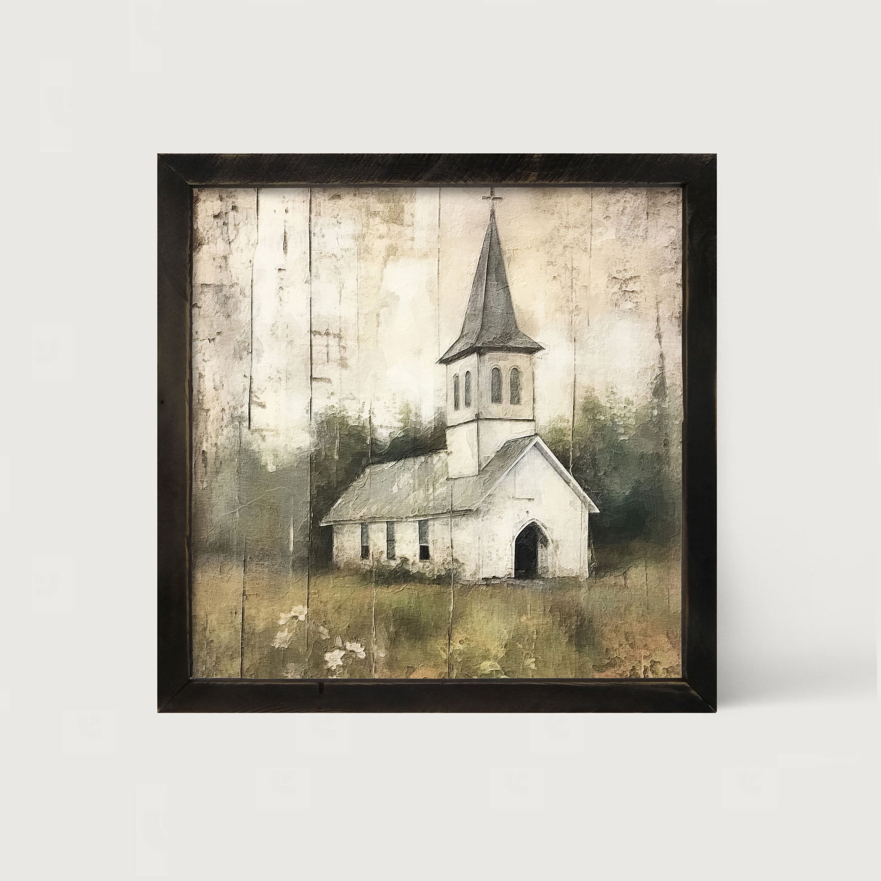 Old Country Church 5 - Framed Art