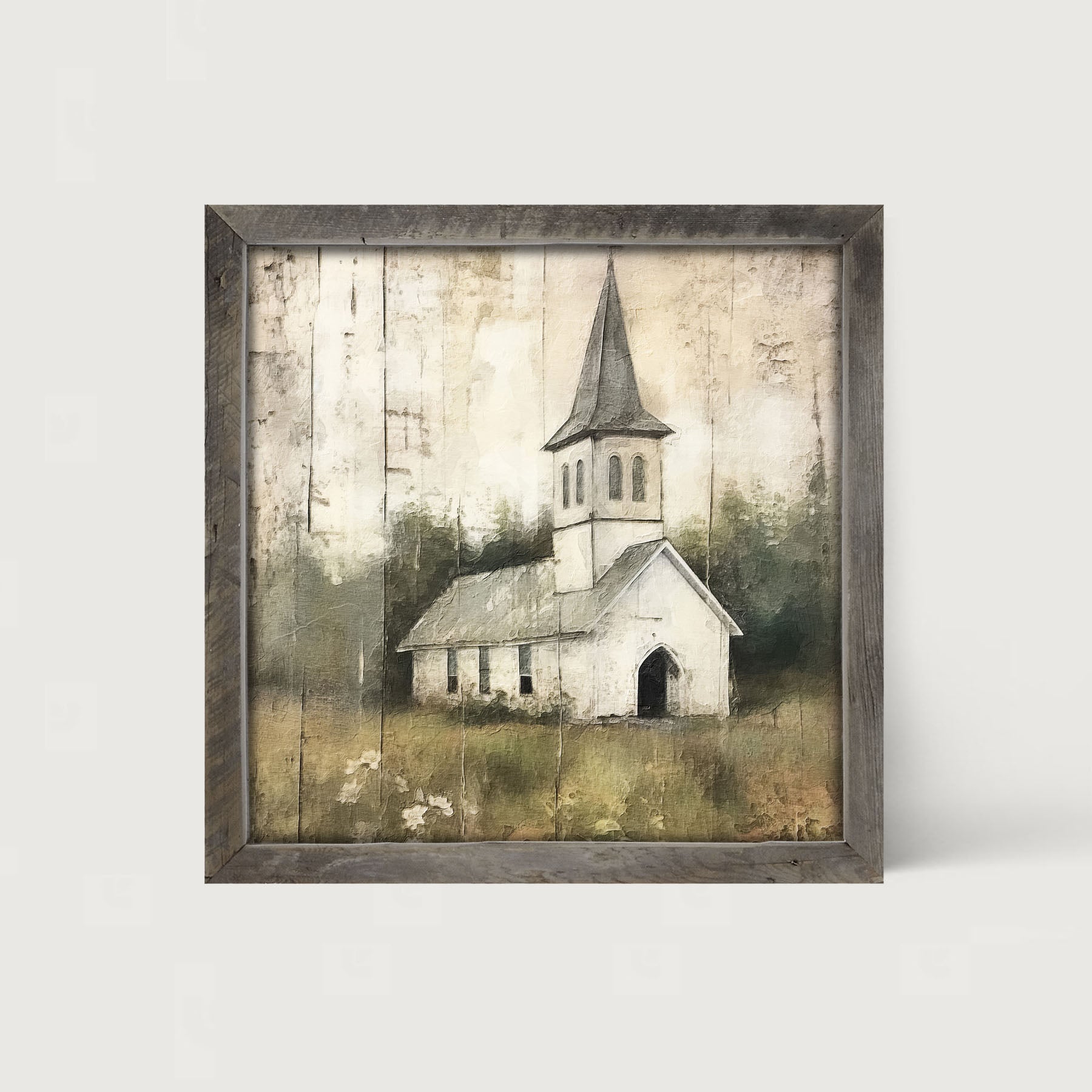 Old Country Church 5 - Framed Art