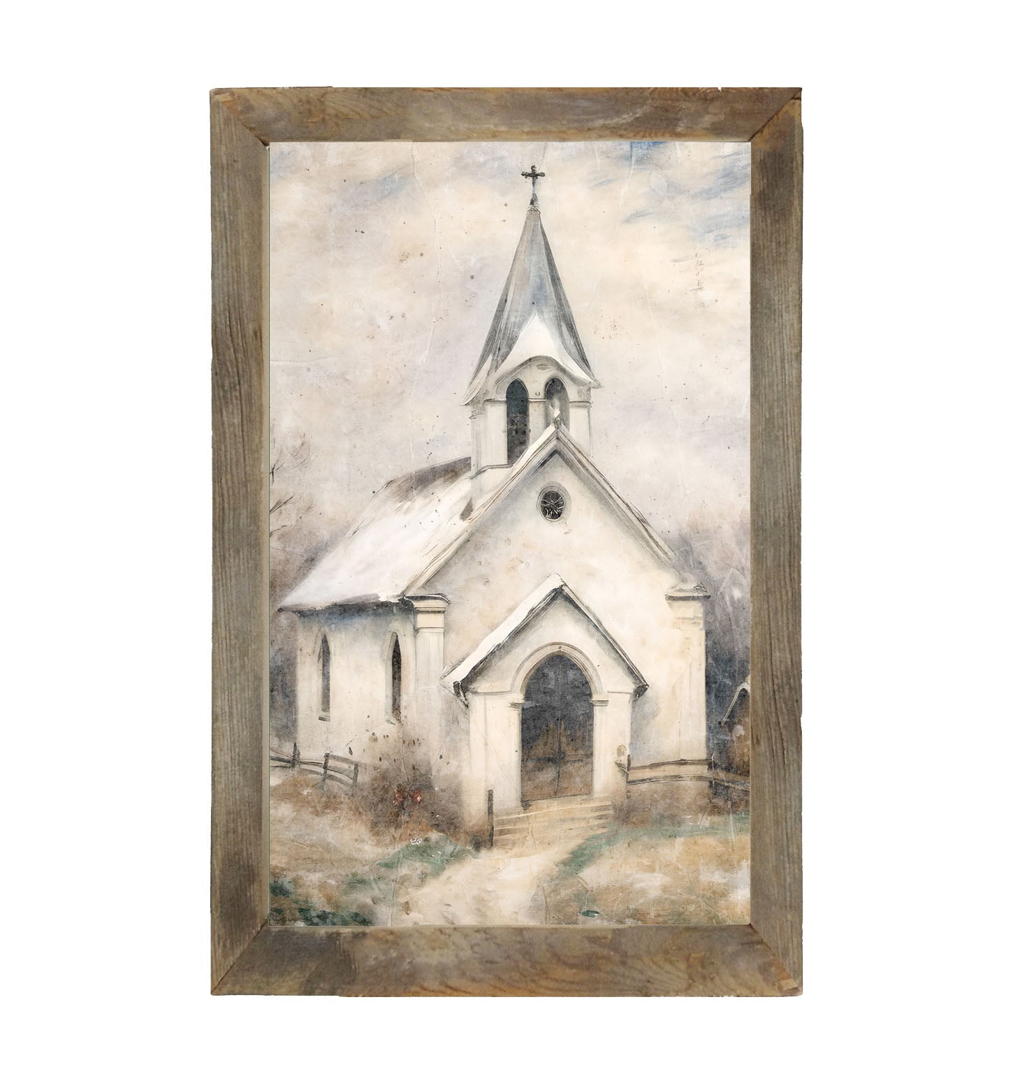 Winter Church 5 - Framed Art