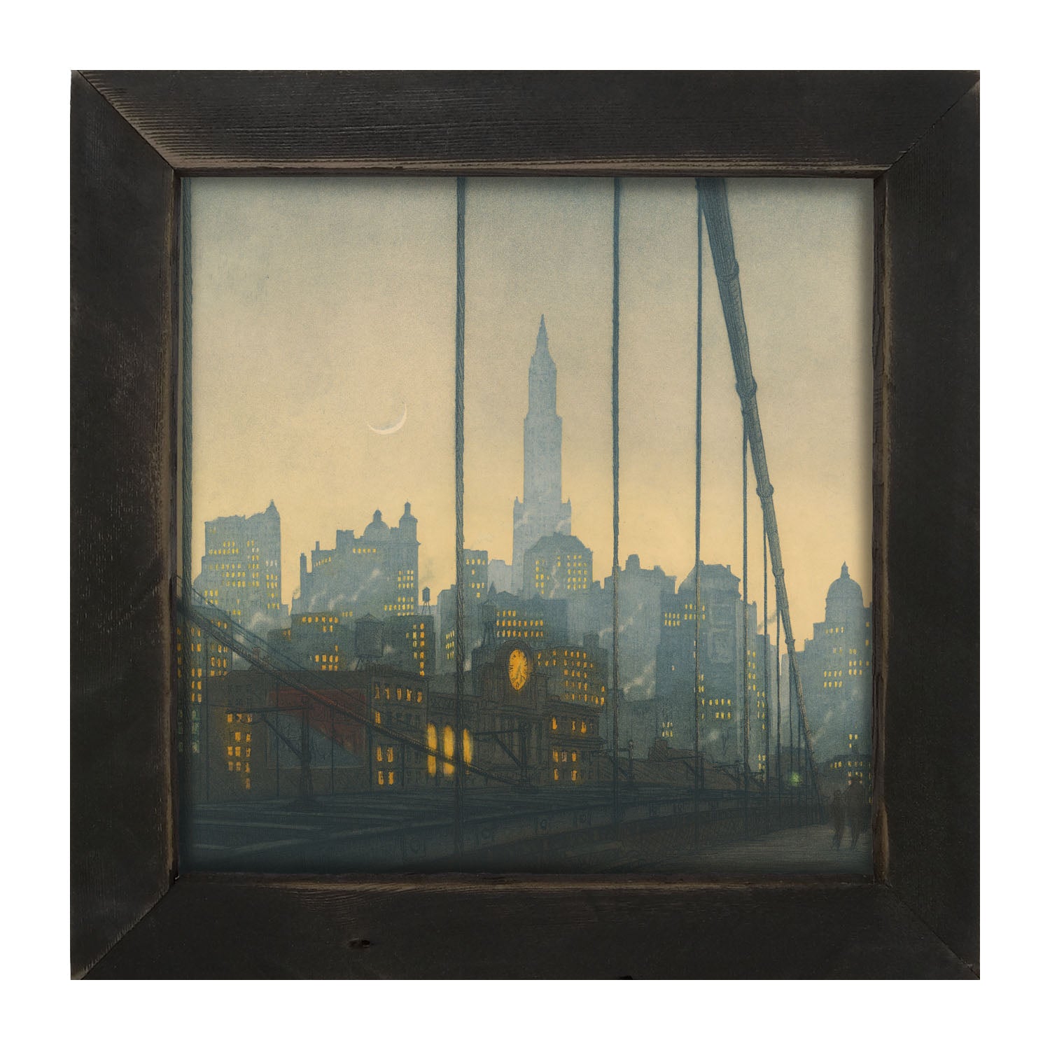 City of Fog - Framed art