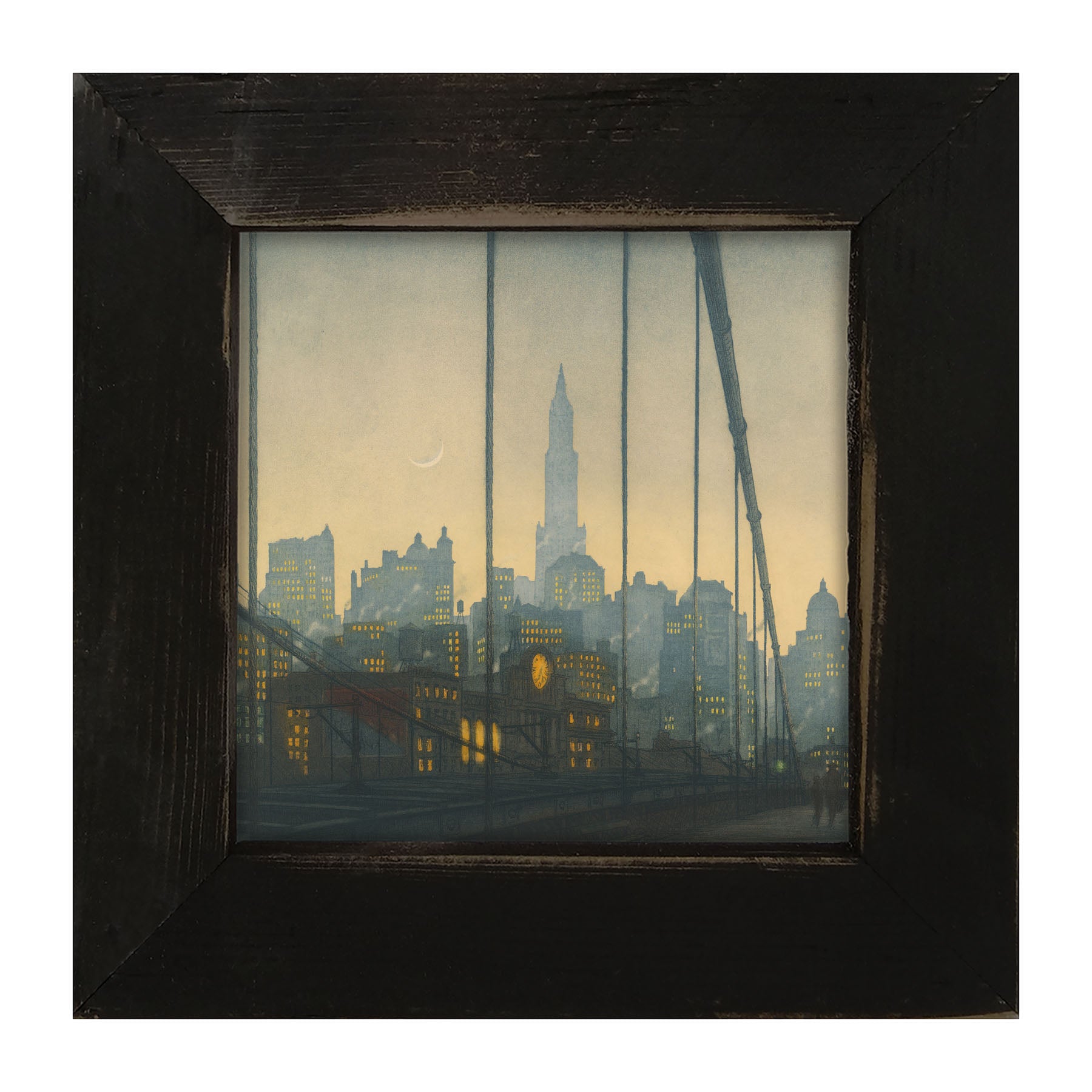 City of Fog - Framed art