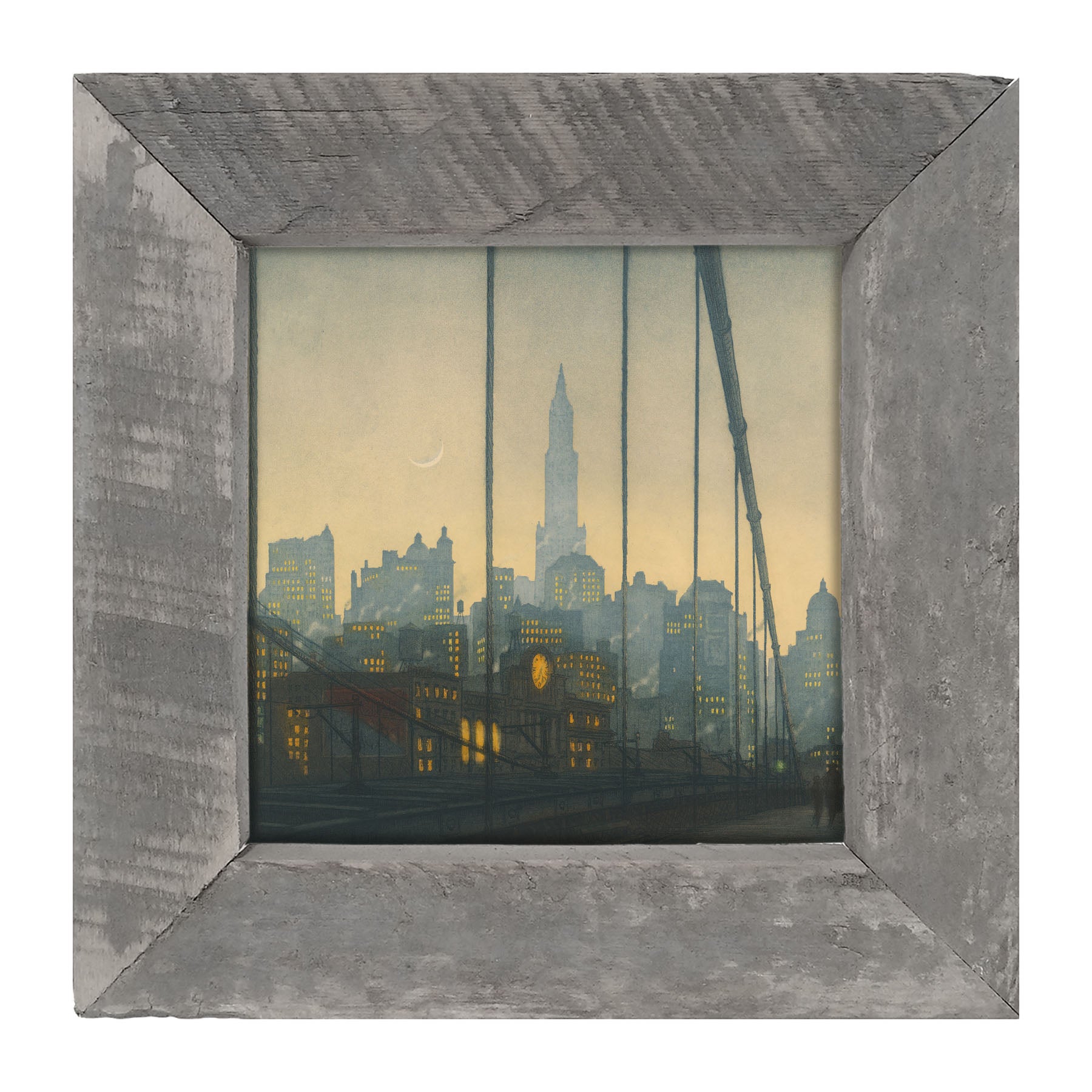 City of Fog - Framed art