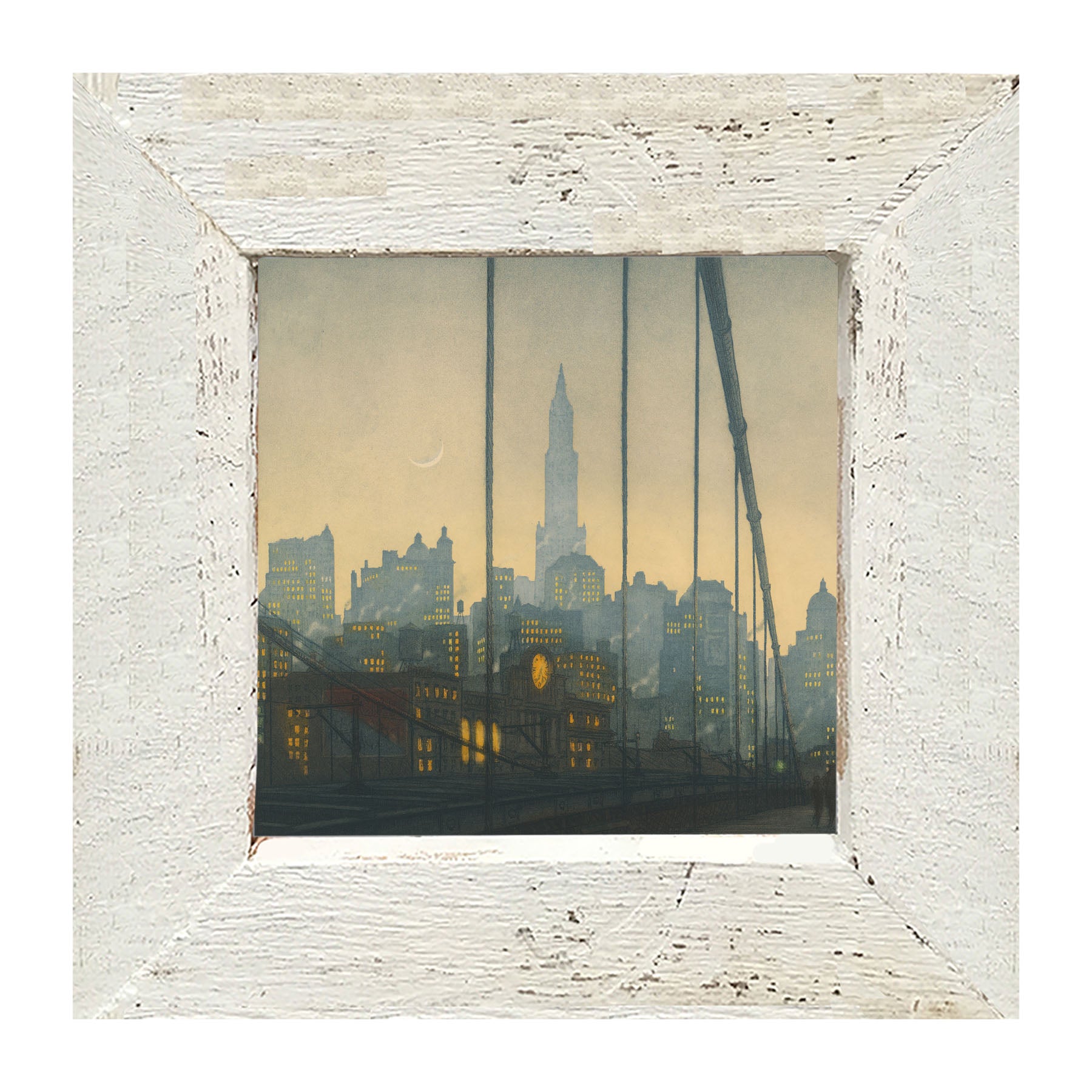 City of Fog - Framed art