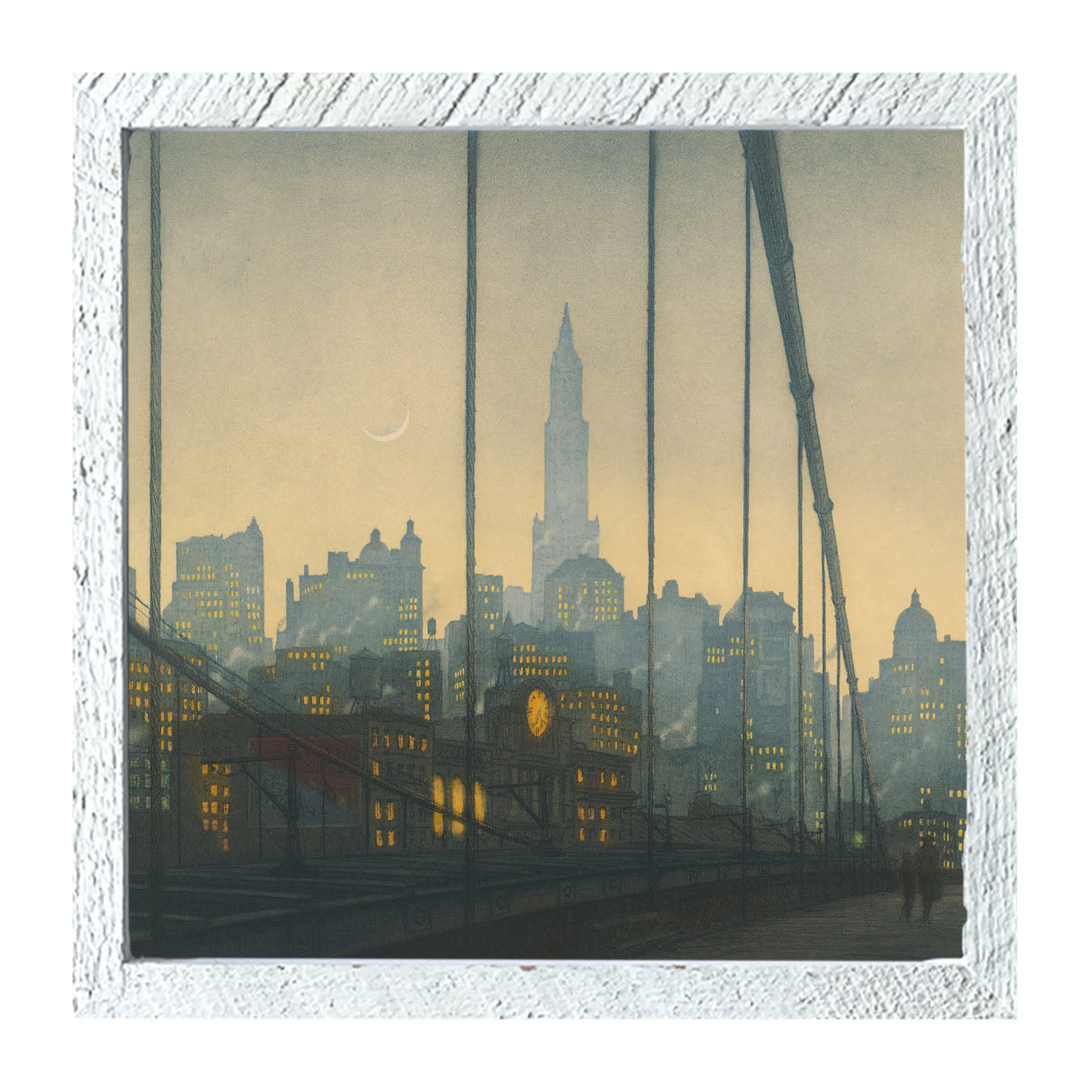 City of Fog - Framed art