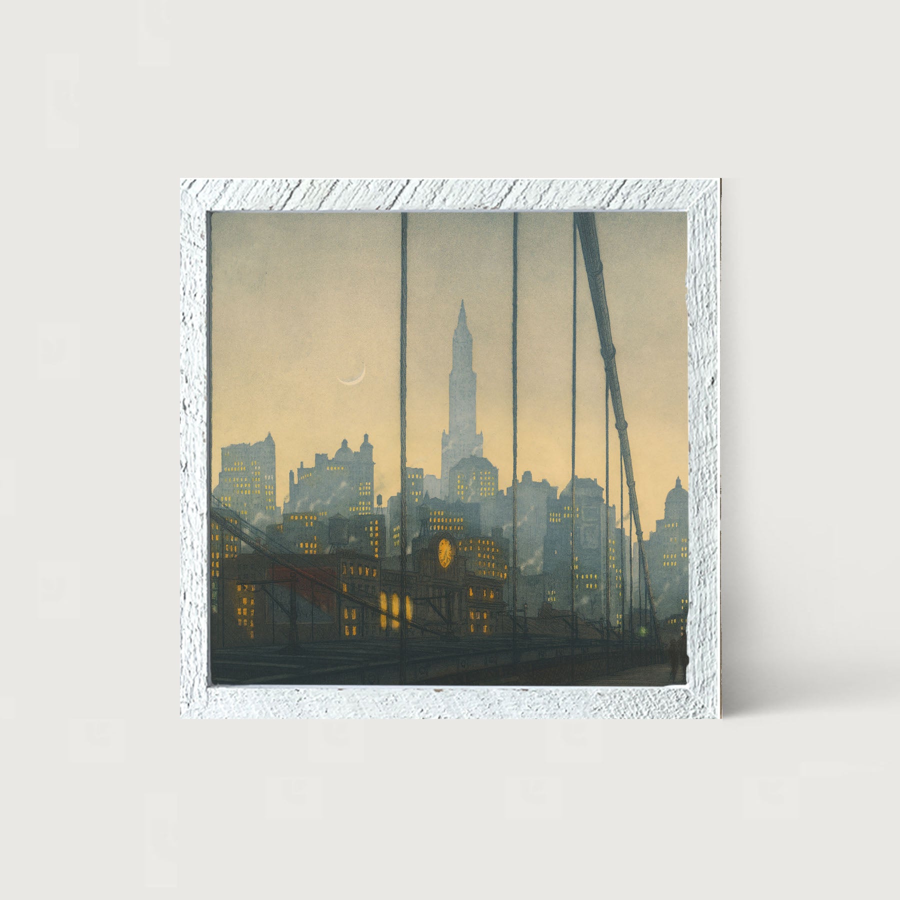 City of Fog - Framed art