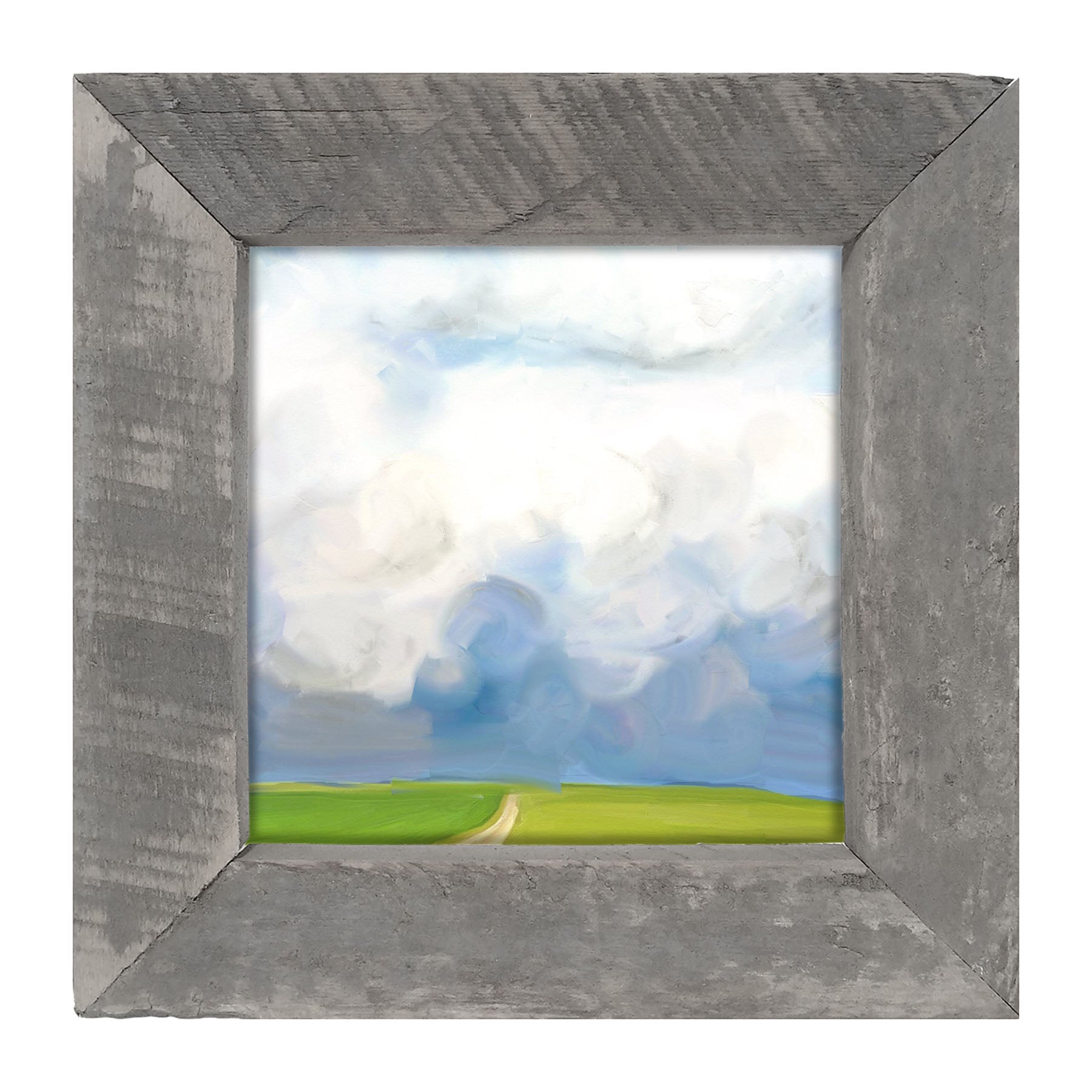 Where the Wind Comes Sweeping Down the Plains - Framed art