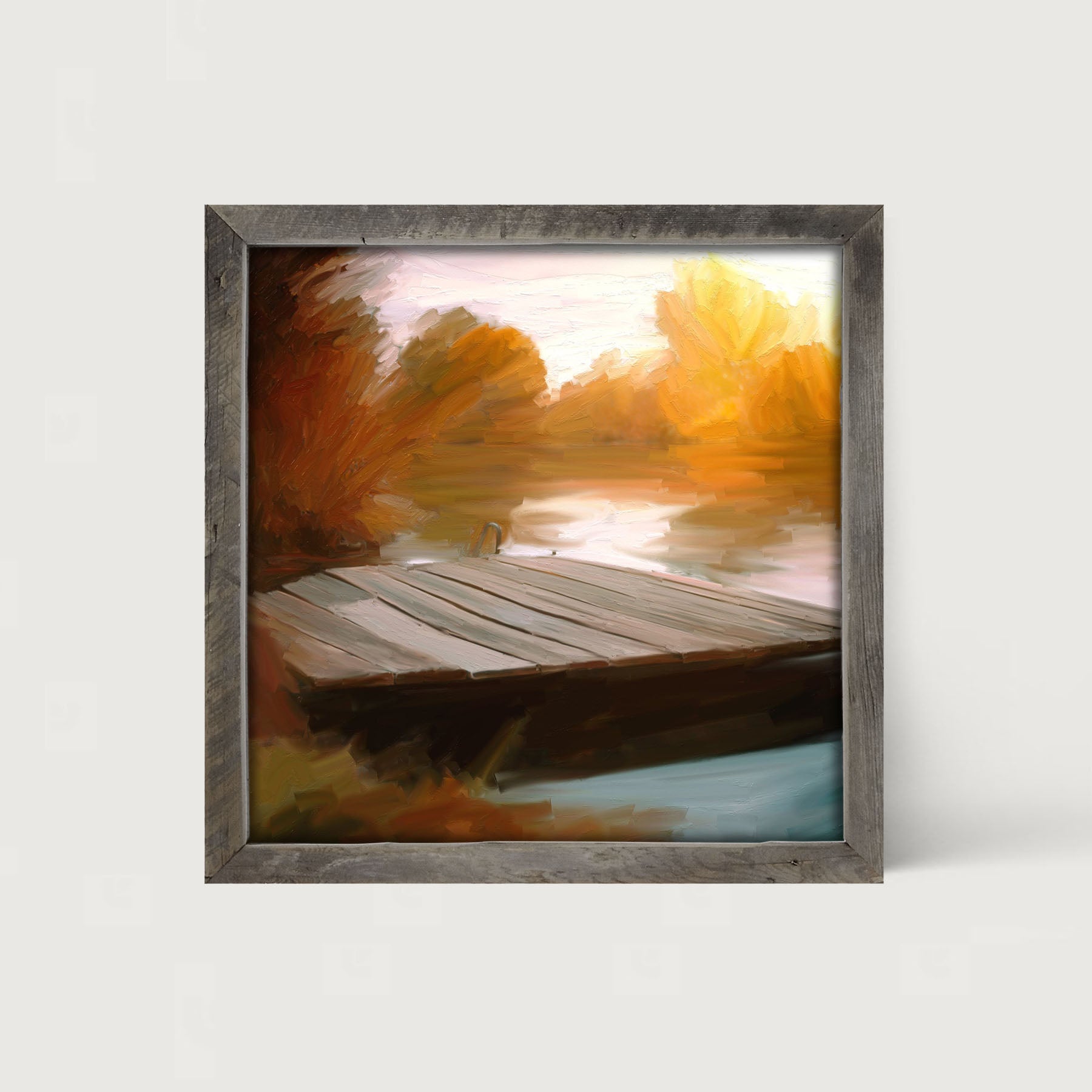 Dock - Framed art