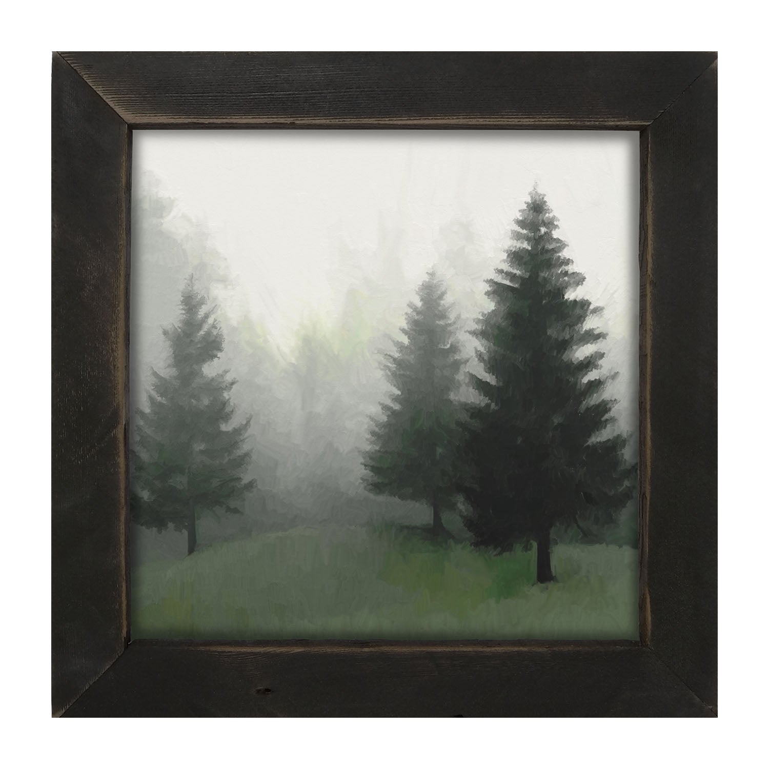 Fog in The Forest - Framed art