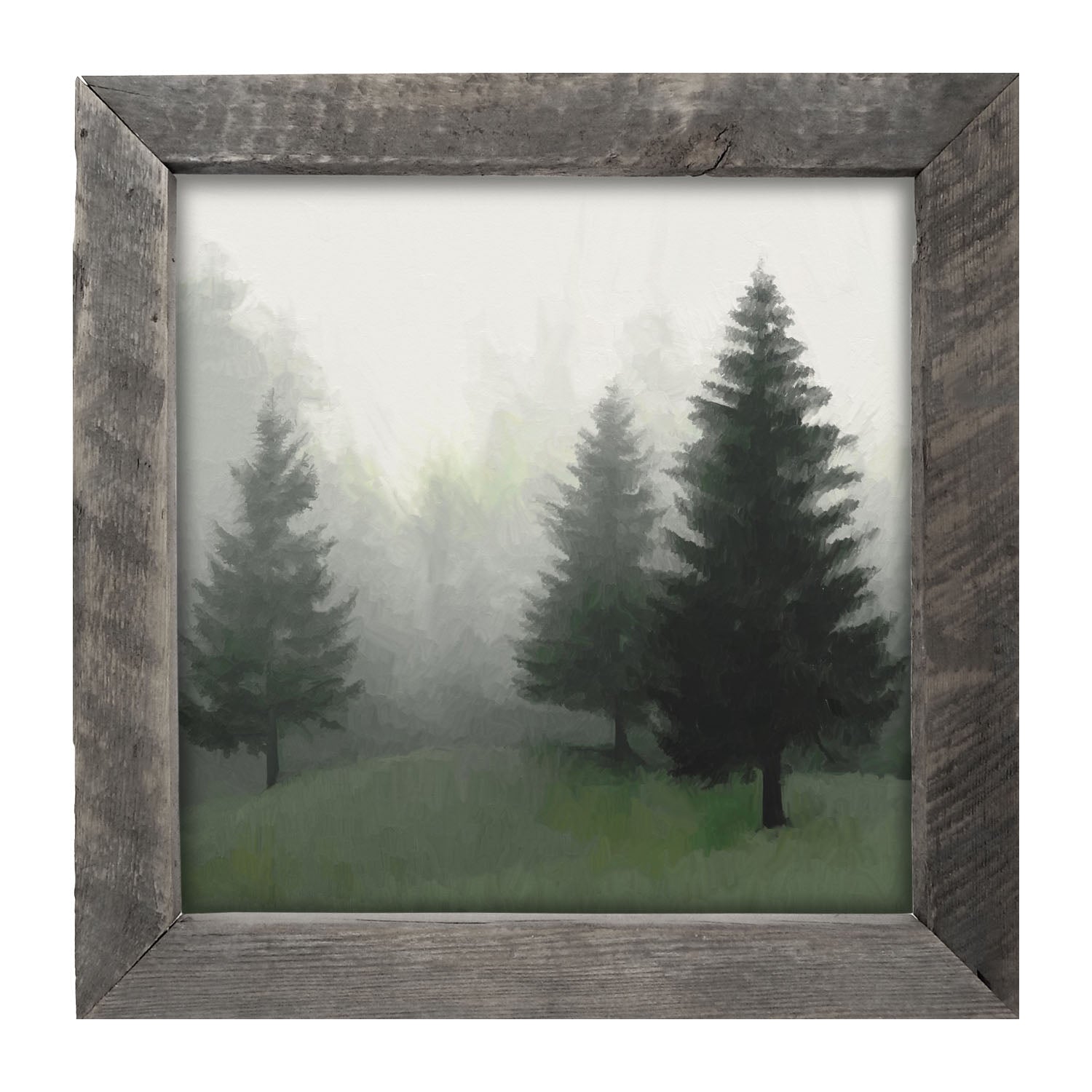 Fog in The Forest - Framed art