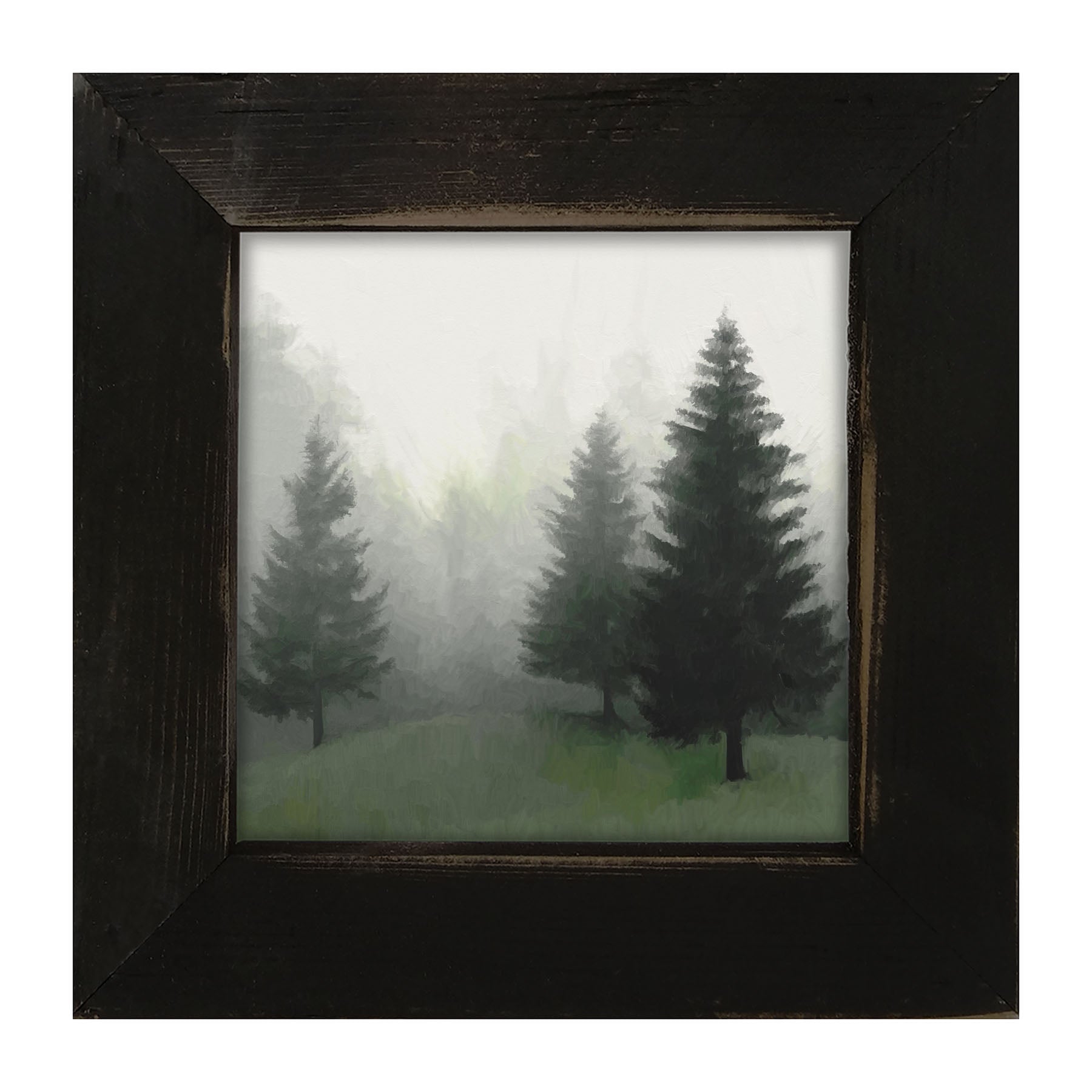 Fog in The Forest - Framed art