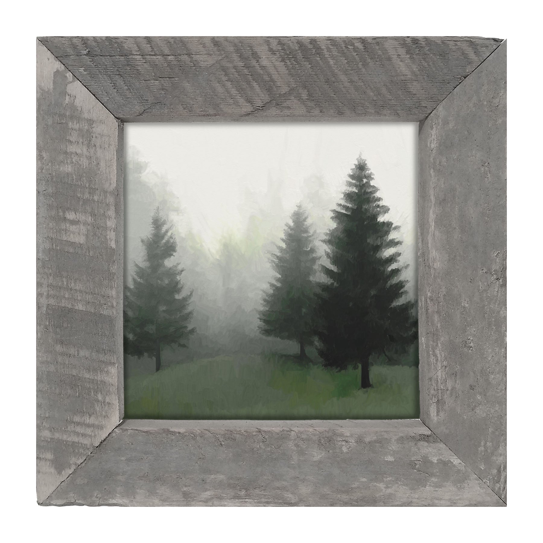 Fog in The Forest - Framed art