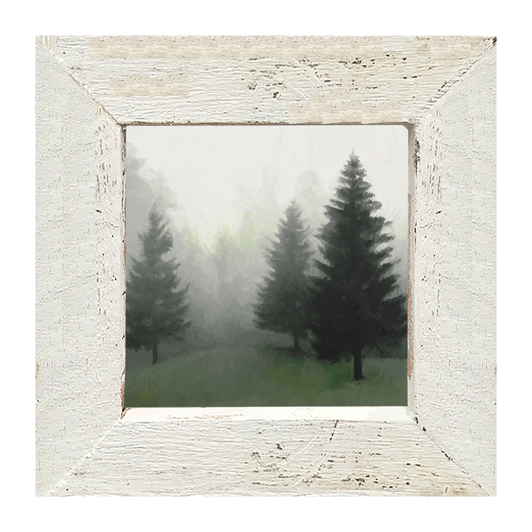 Fog in The Forest - Framed art